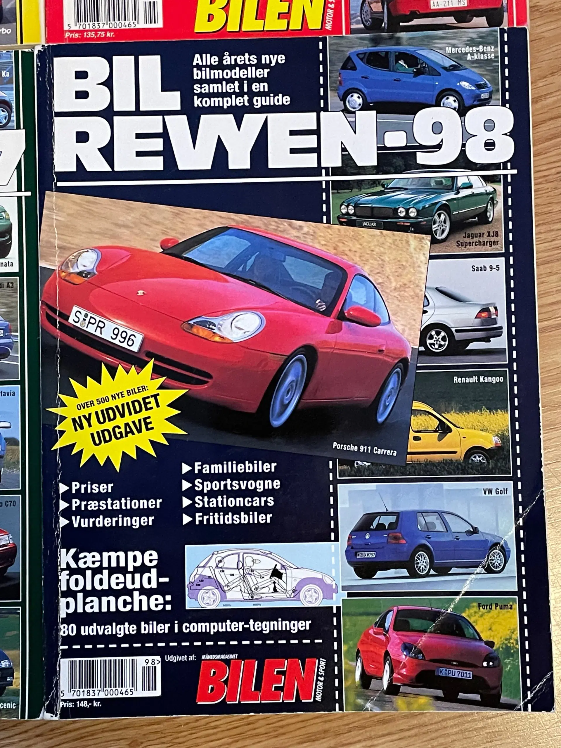 BILREVYEN årg 1991 til 1998