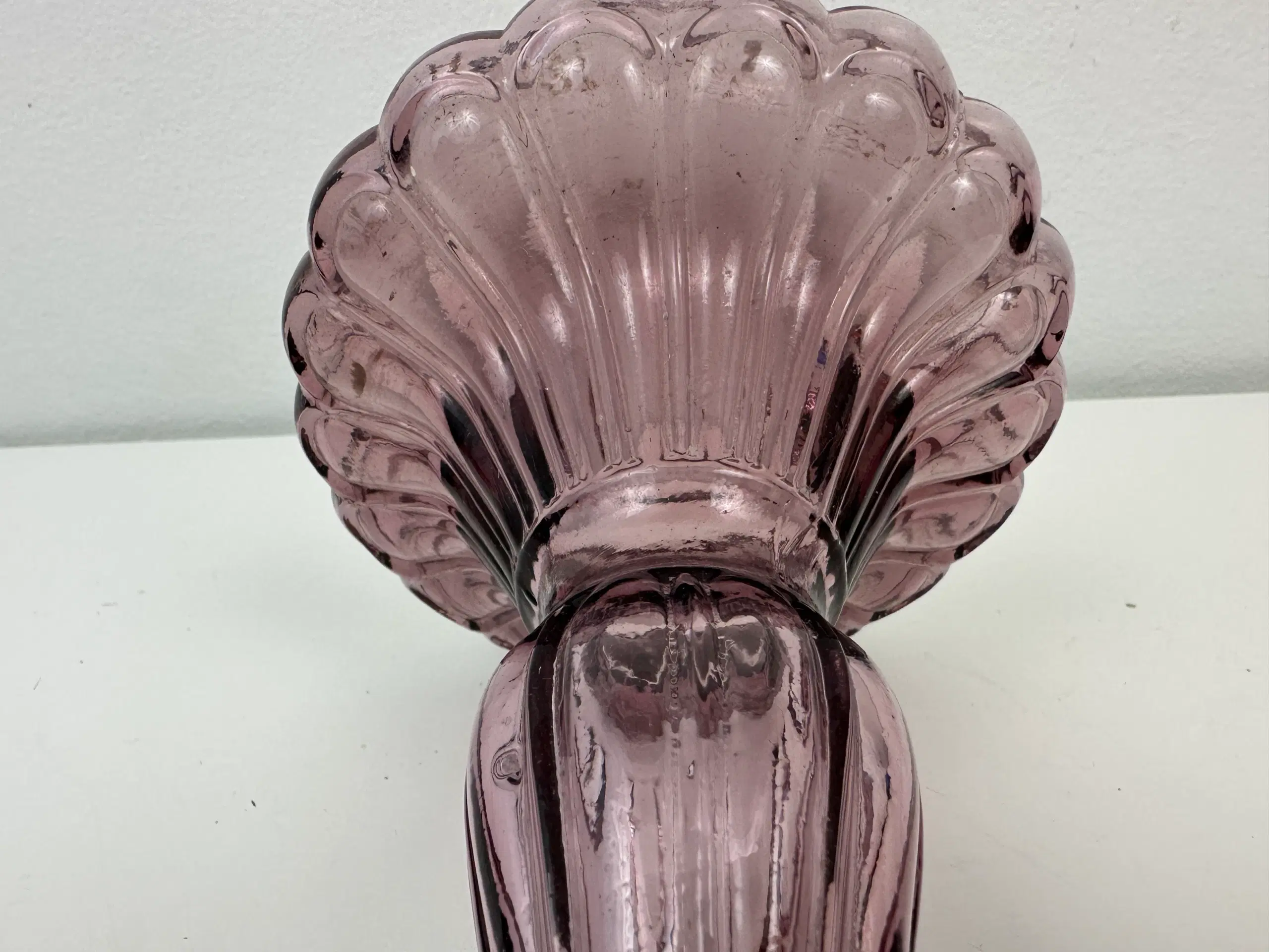 Ældre vase i glas