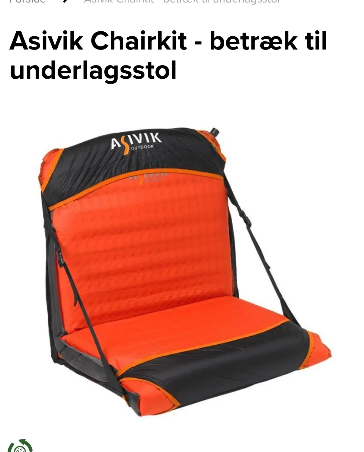 Liggeunderlag Asivik med chairkit