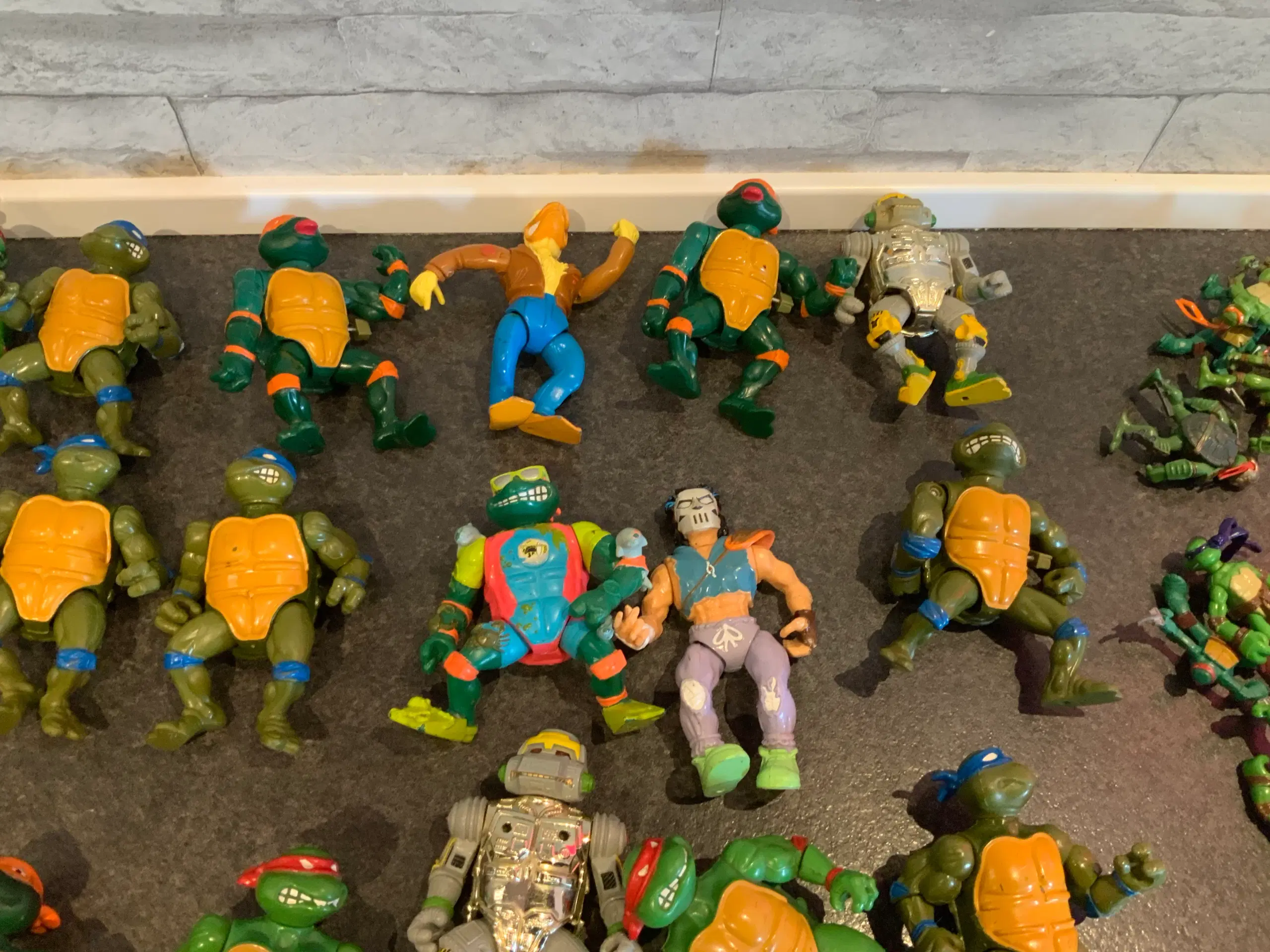 Vintage tmnt figurer mm