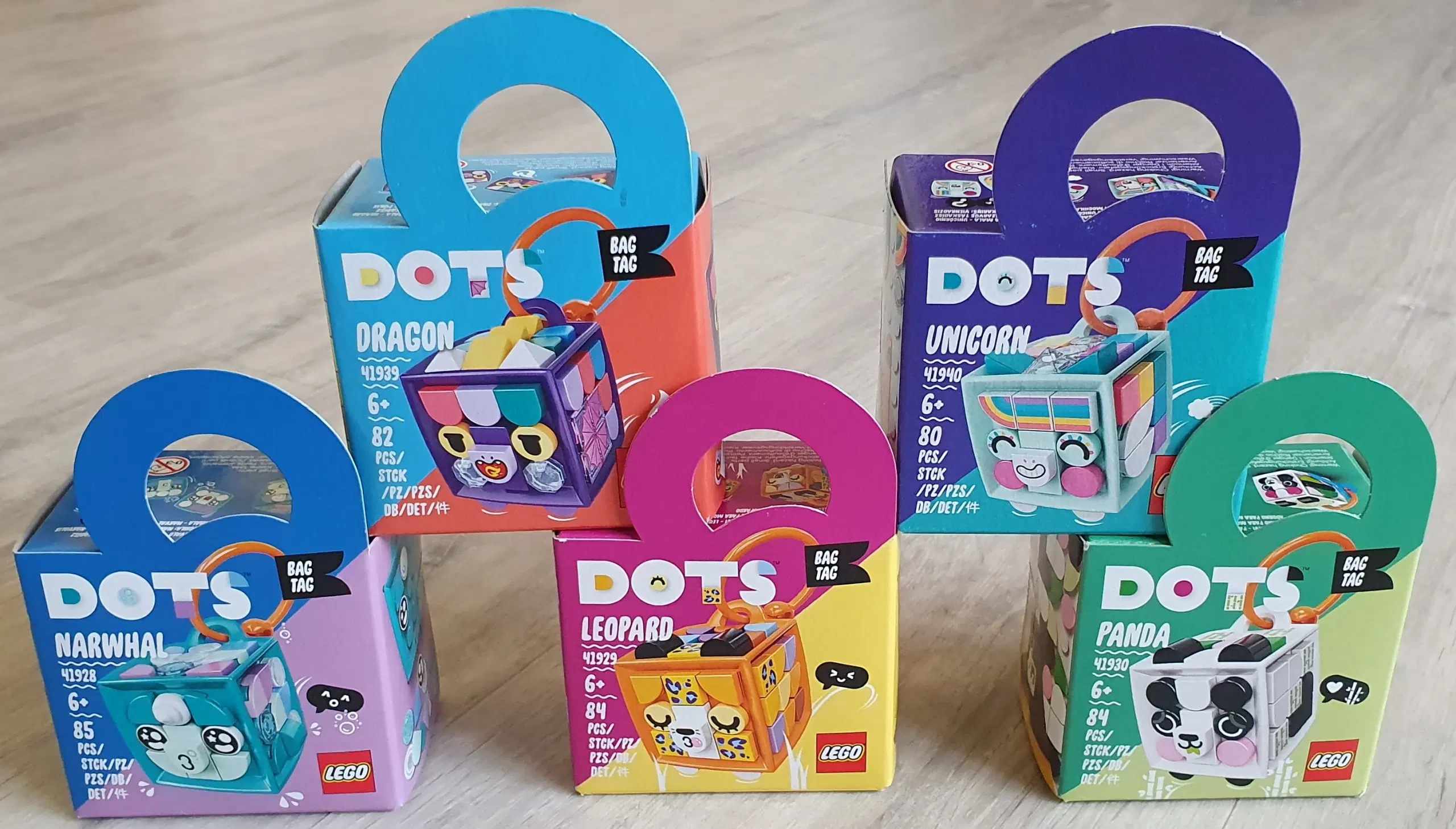 Lego Dots Bag Tags / Taskevedhæng