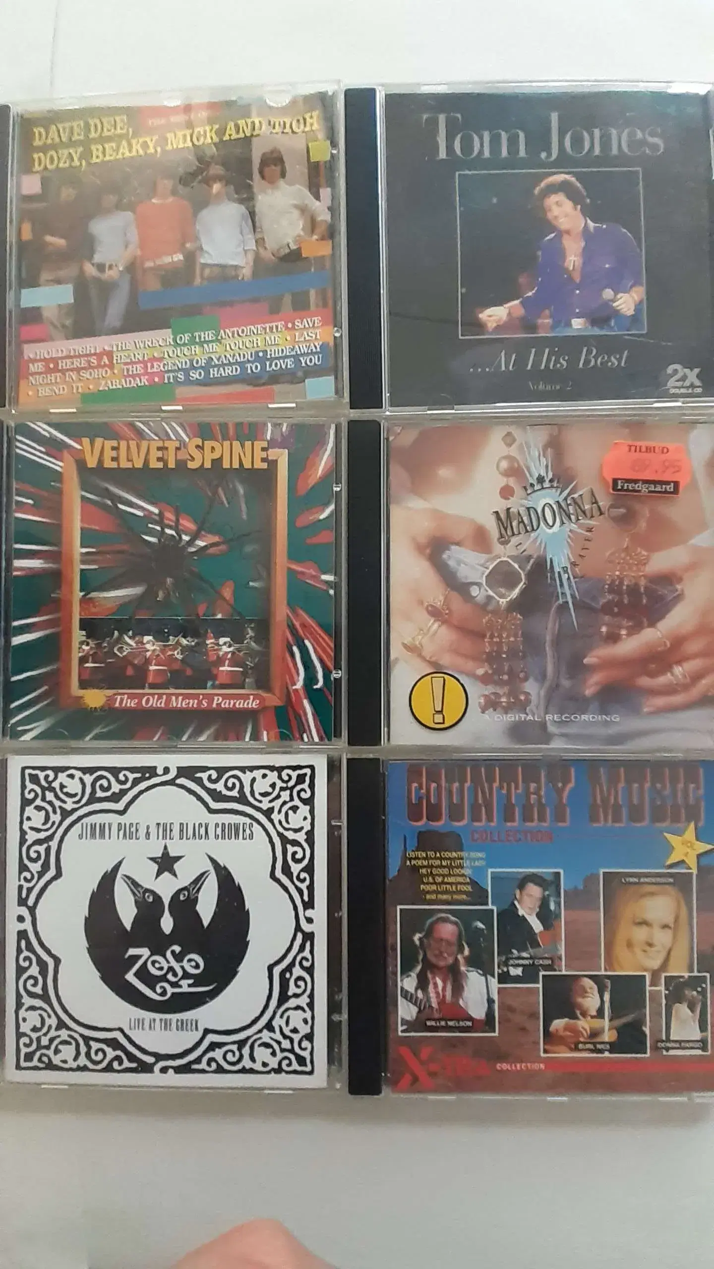 Blandet Musik CD'er  Dansk Pop