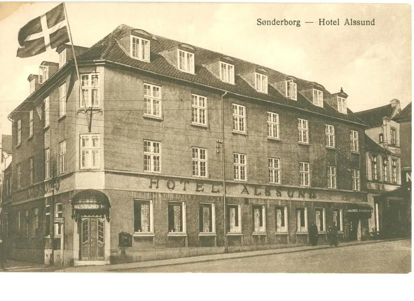 Sønderborg Pontonbroen og Hotel Alssund