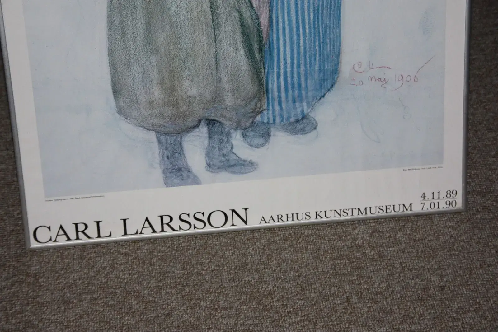 Indrammet billede af Carl Larsson