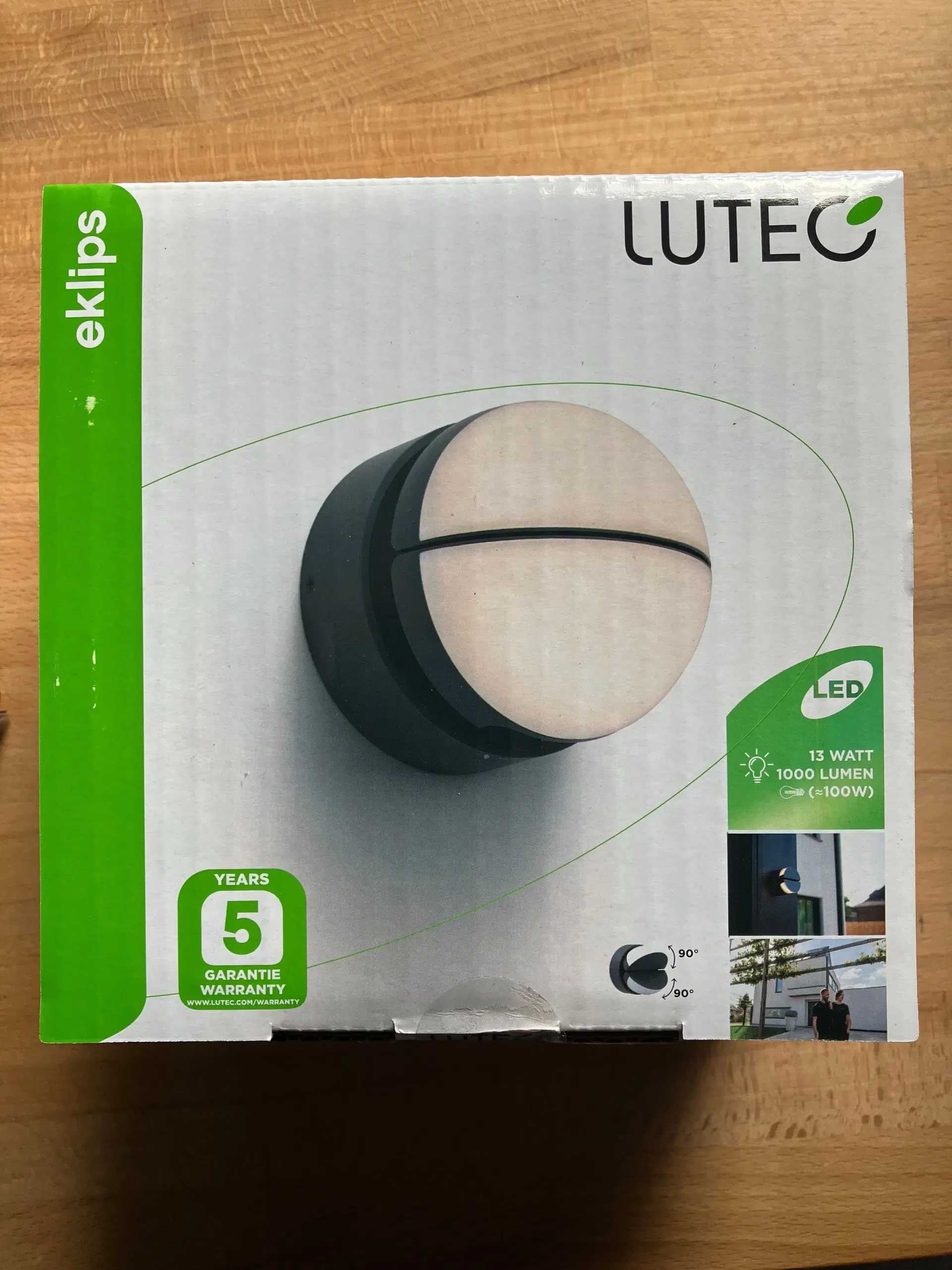 Udendørslamper 3 stk Lutec eklips IP54