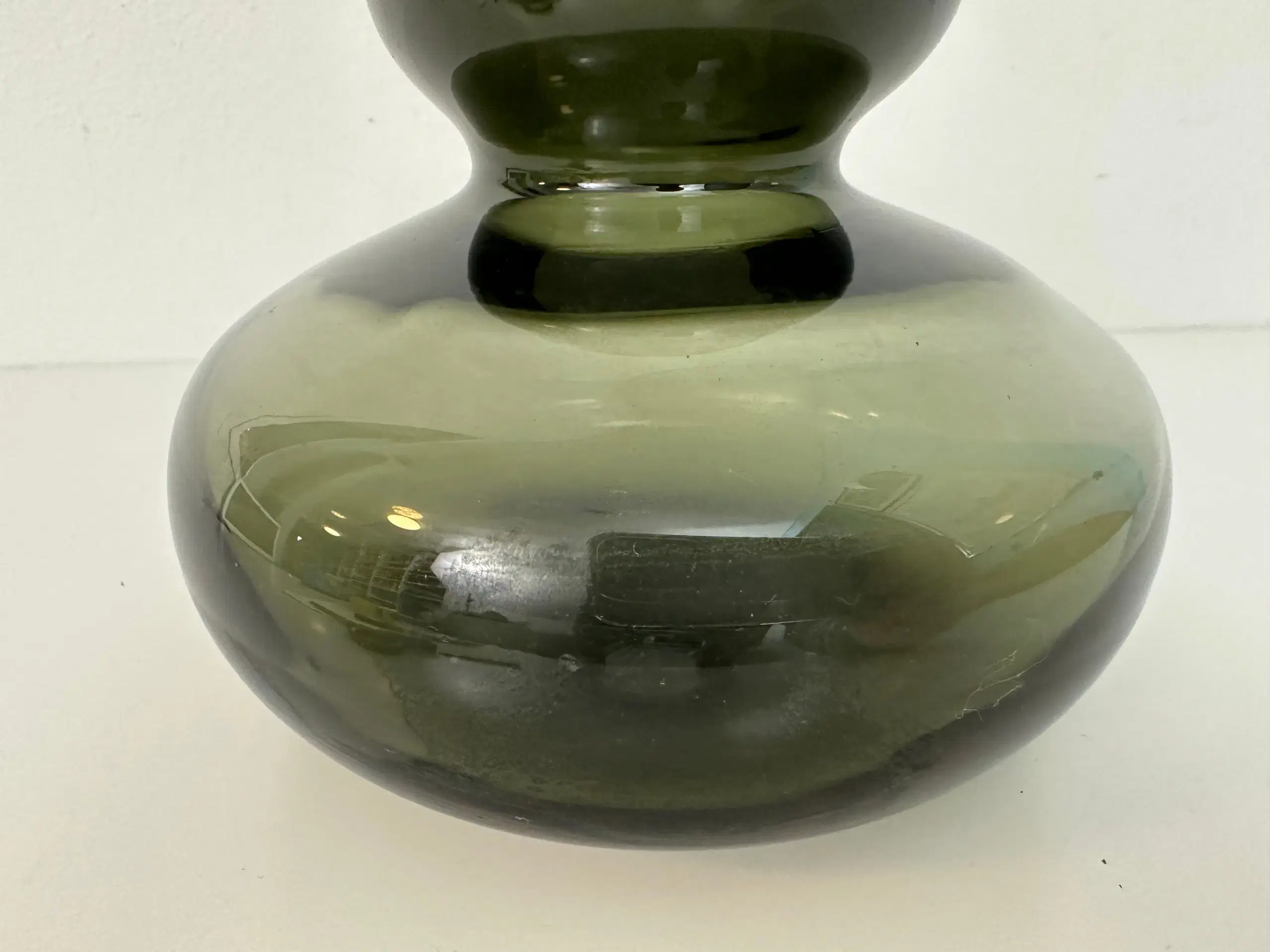 Glas vase (Holmegaard?)