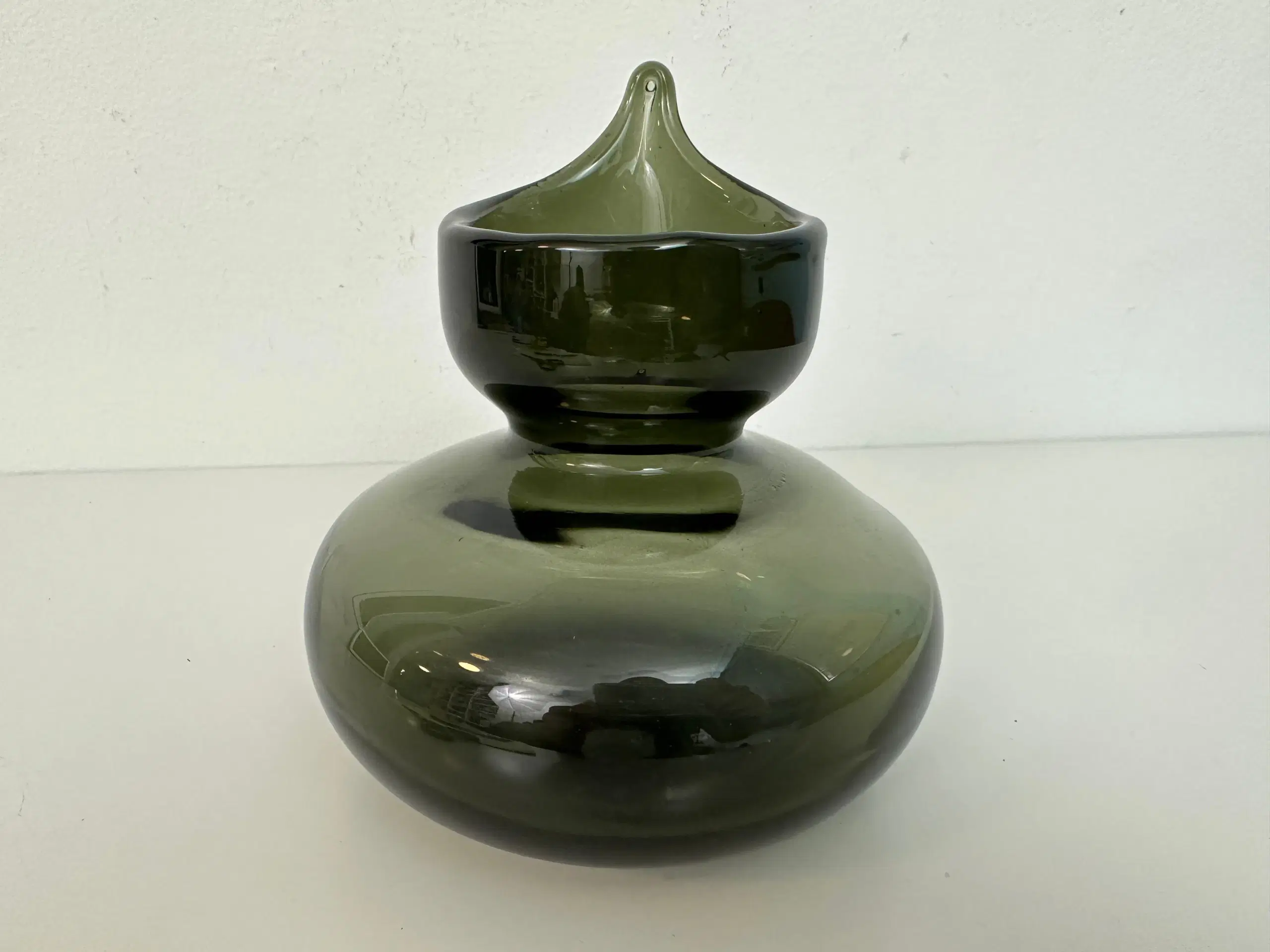 Glas vase (Holmegaard?)