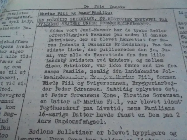 Det illegale blad: ”Frie Danske” – juli 1944