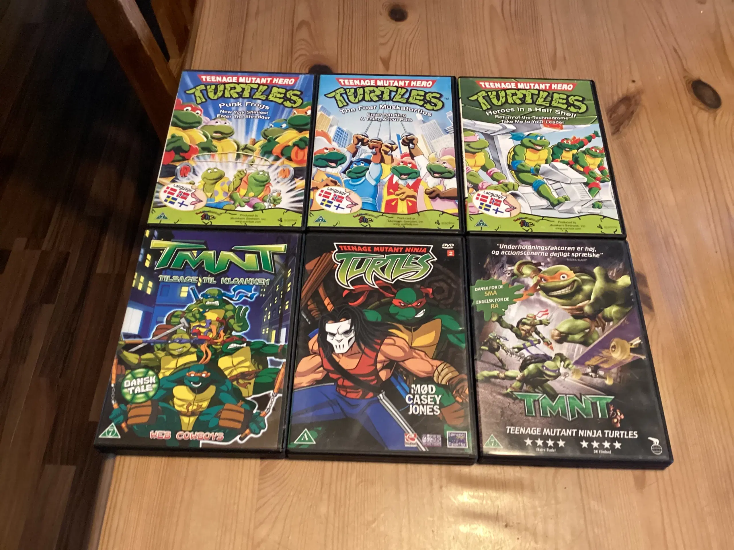 Ninja Turtles Figurer Dvd Tallerken