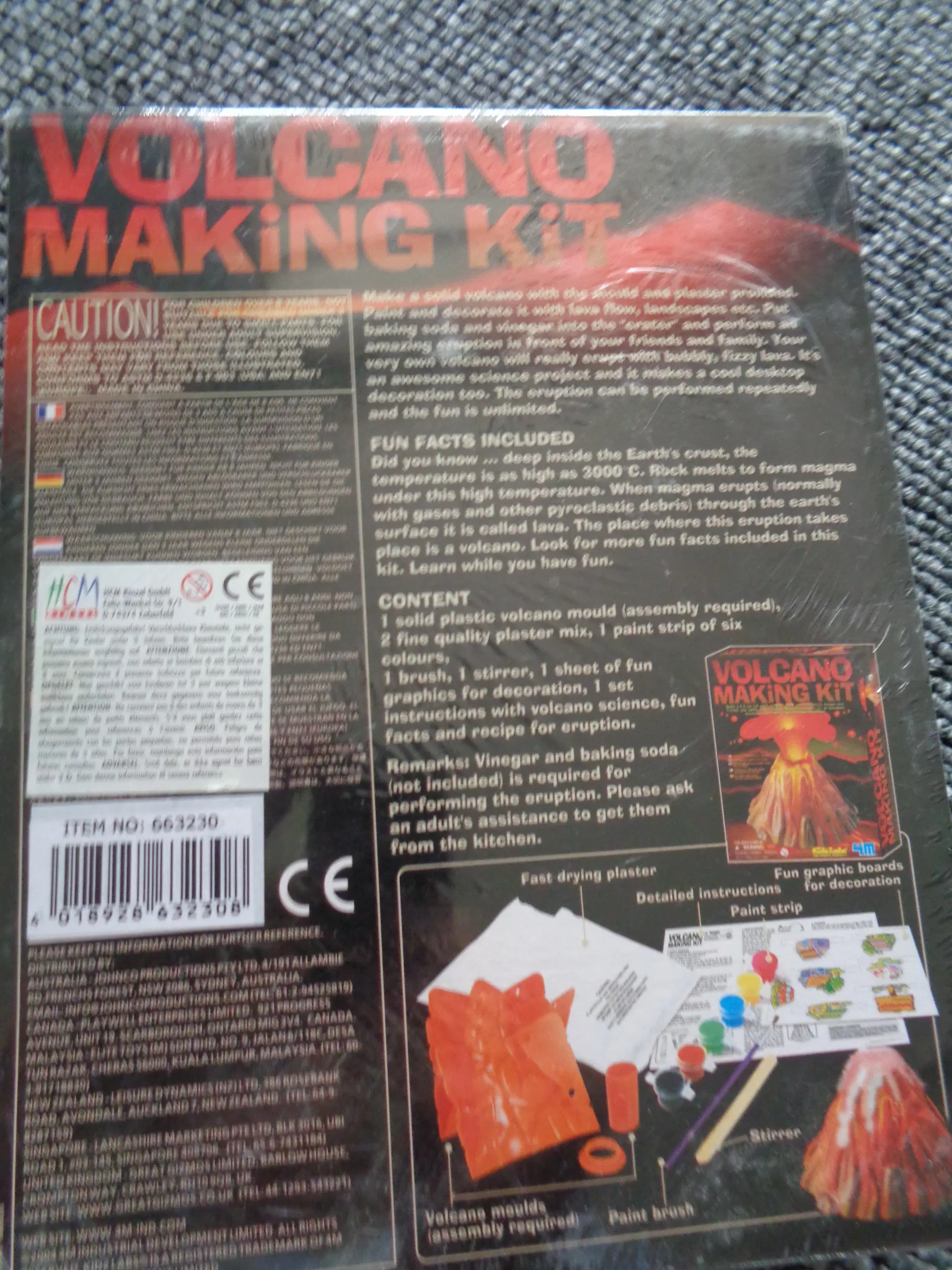 Volcano making kit