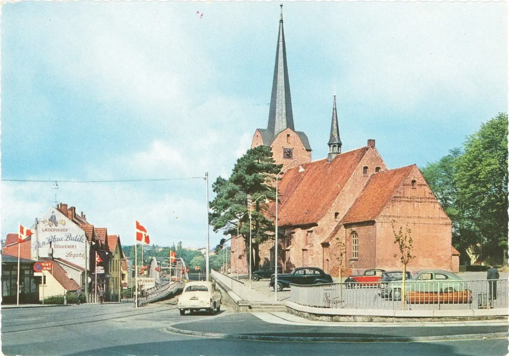 2 x Sønderborg Mariekirken og broen