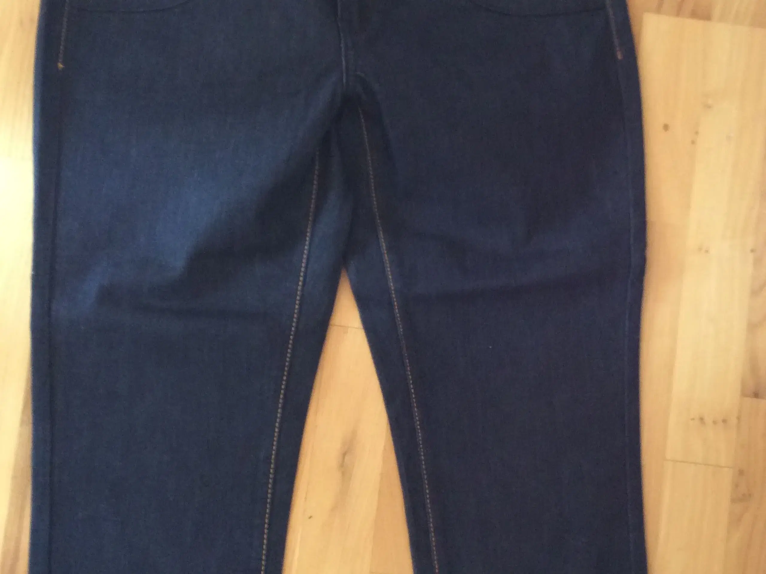 Mørkeblå Denim Capri buks