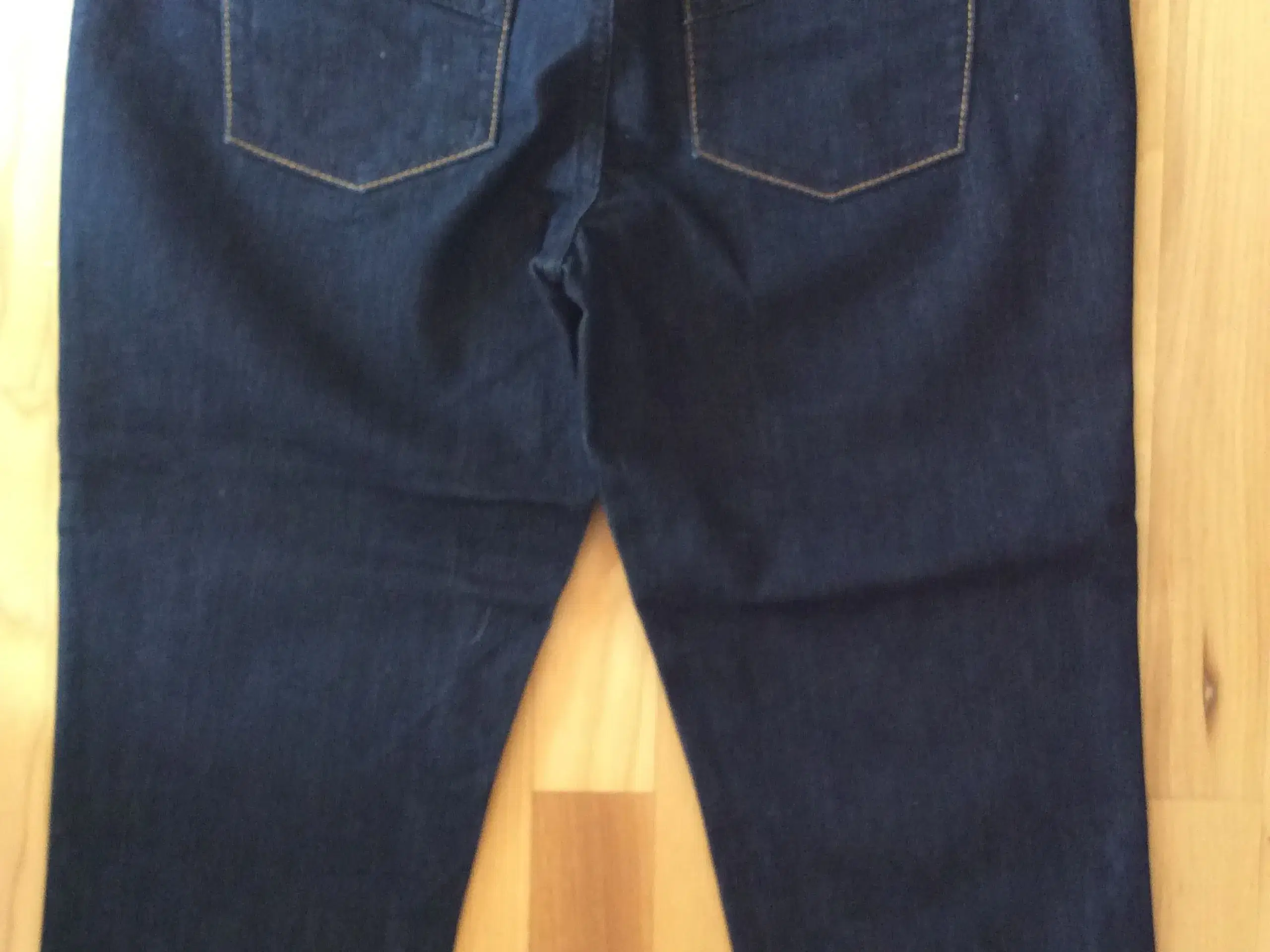 Mørkeblå Denim Capri buks