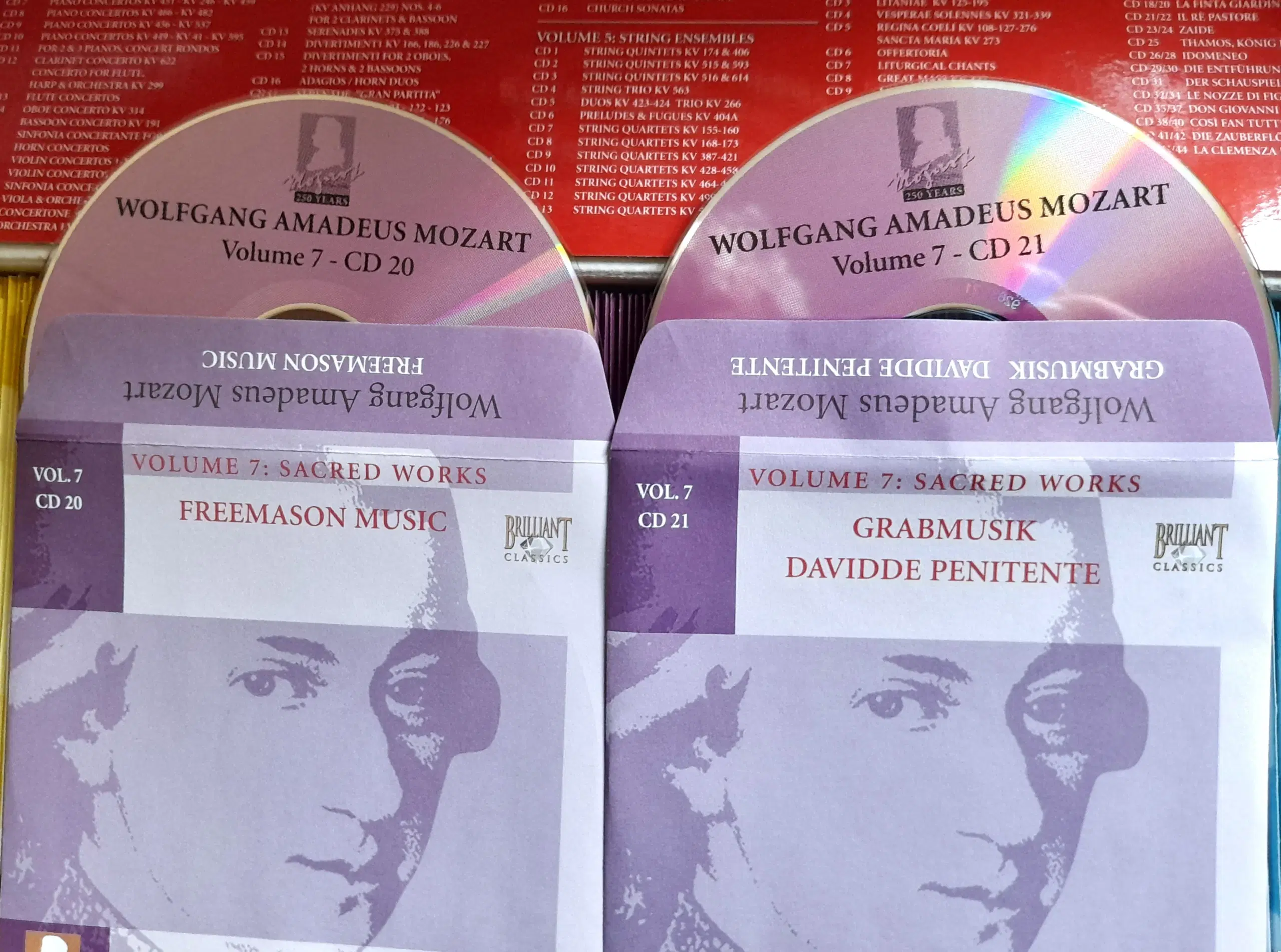 WOLFGANG AMADEUS MOZART COMPLETE WORKS 170! CD BOX