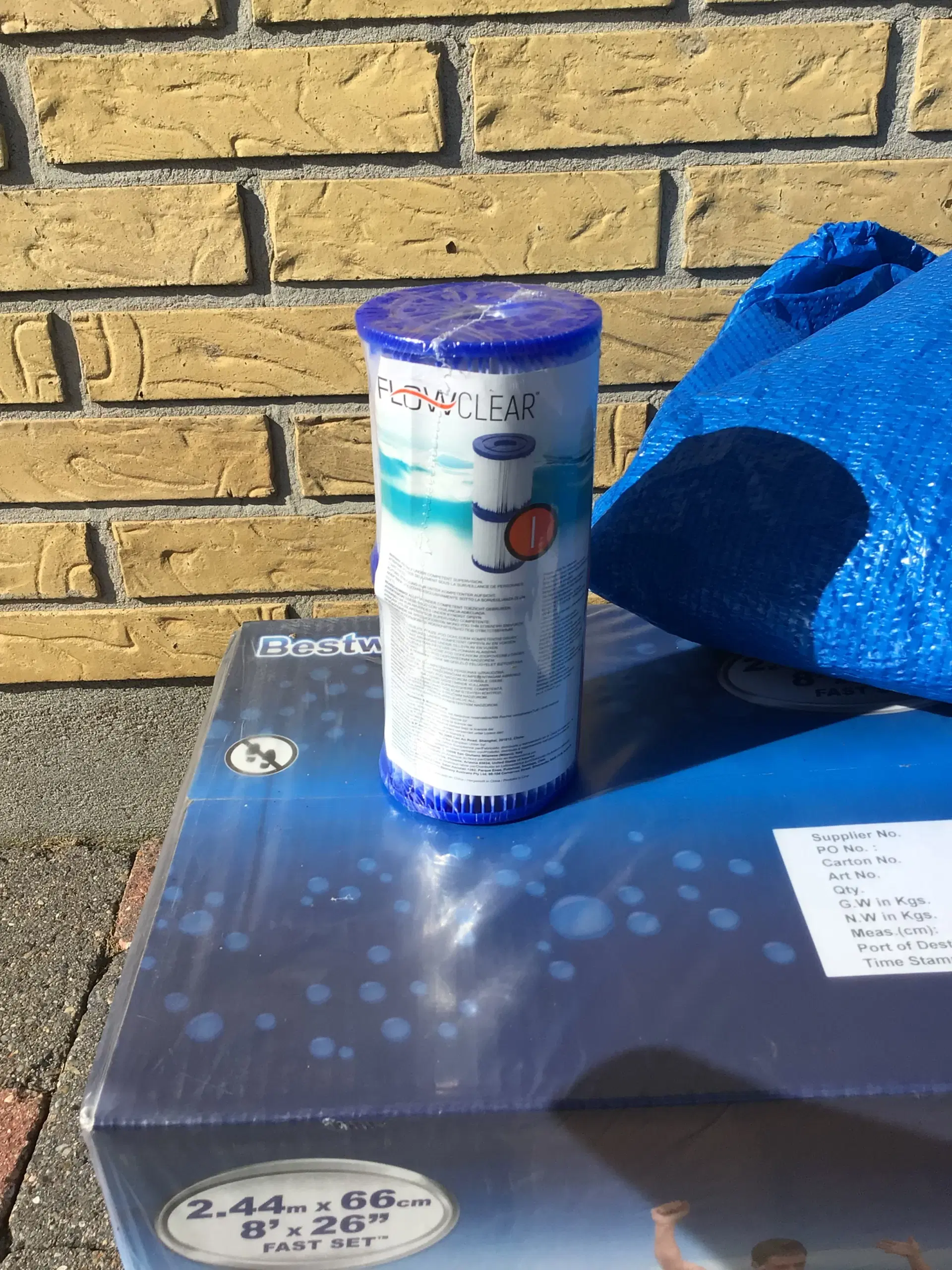 Ny Bestway pool 2625 L Med ekstra nyt filter