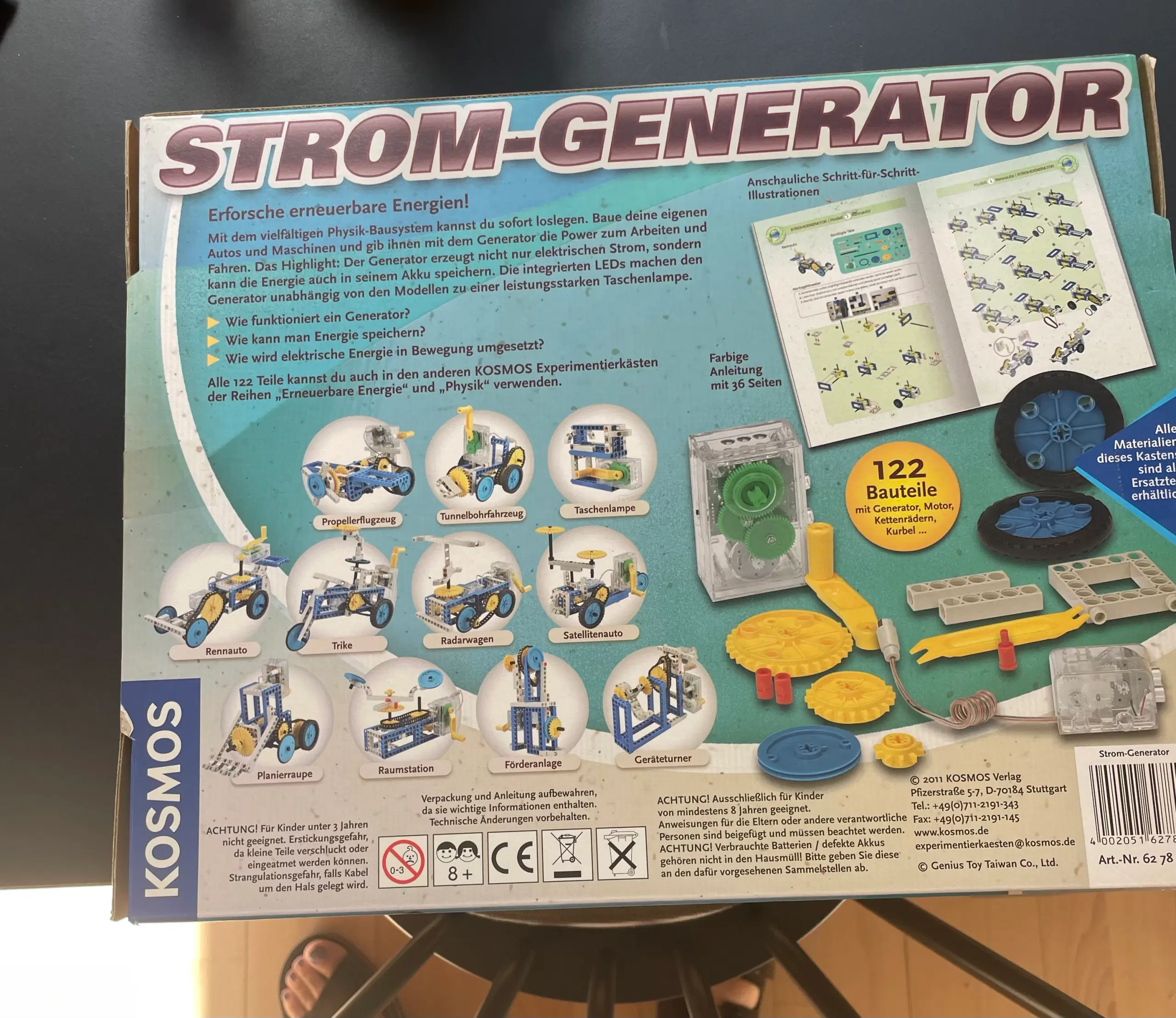 KOSMOS strøm-generator bygselv-sæt