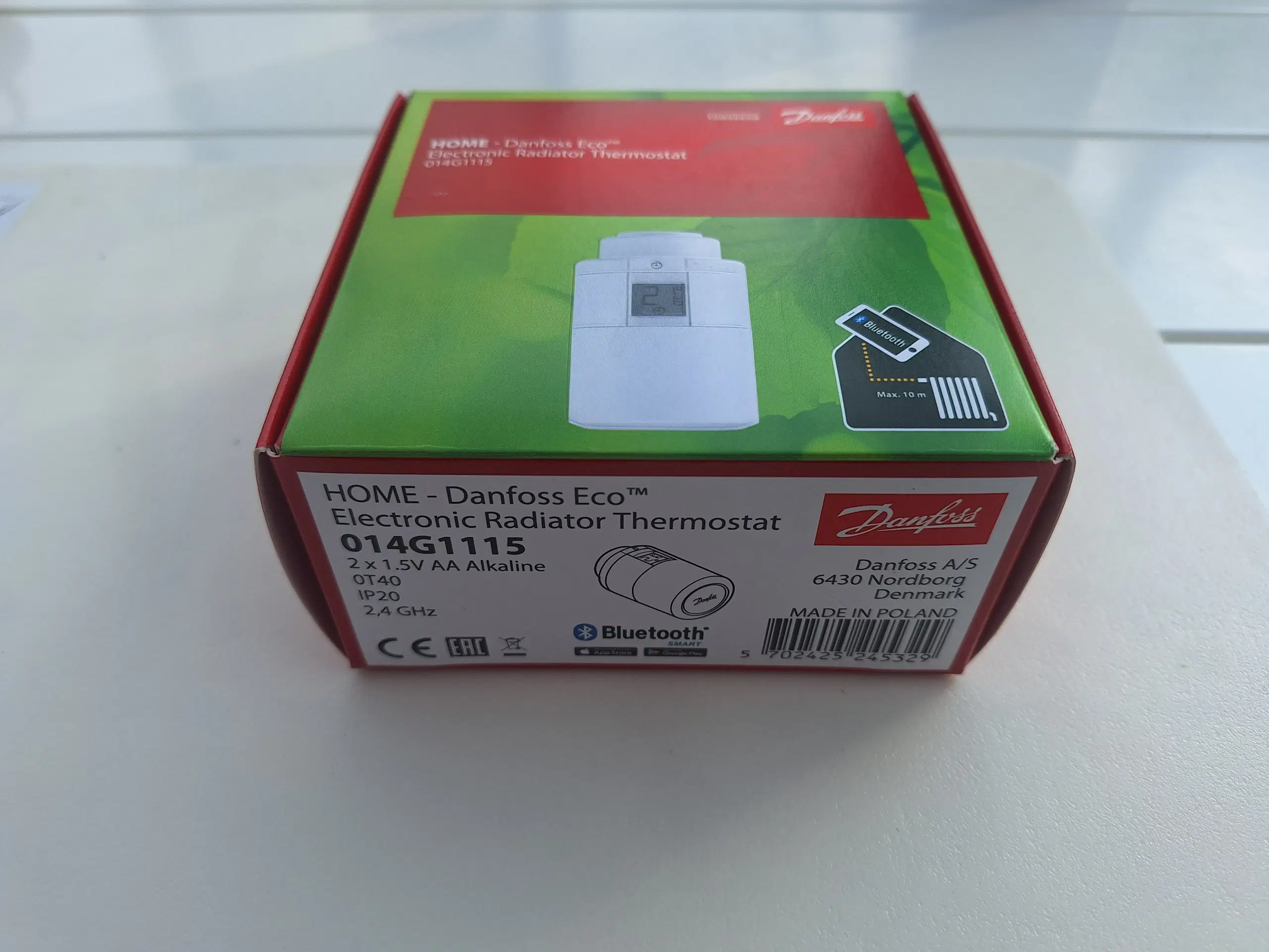 5 stk HOME - Danfoss Eco Radiator Thermostater