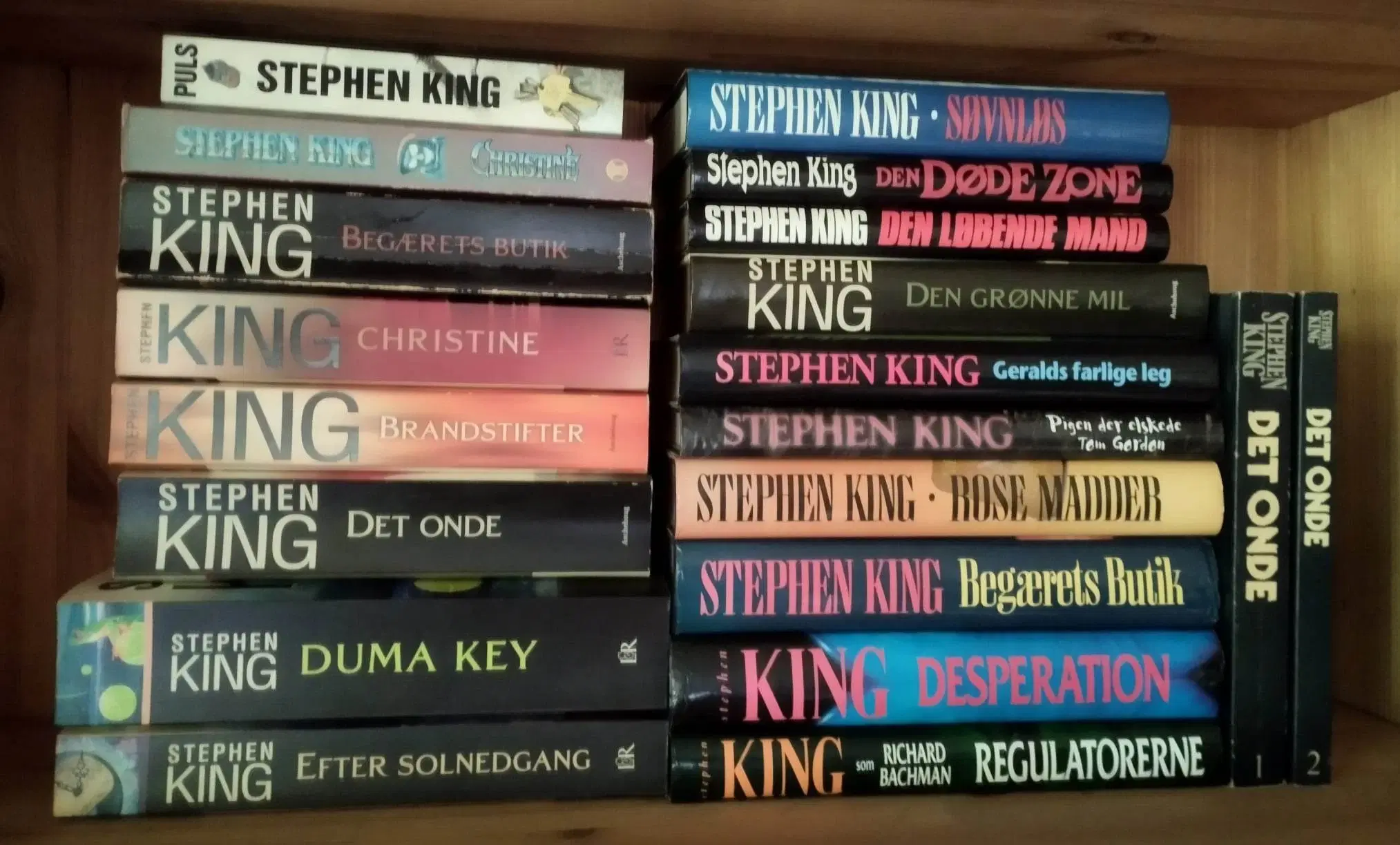 Stephen King + Div bøger