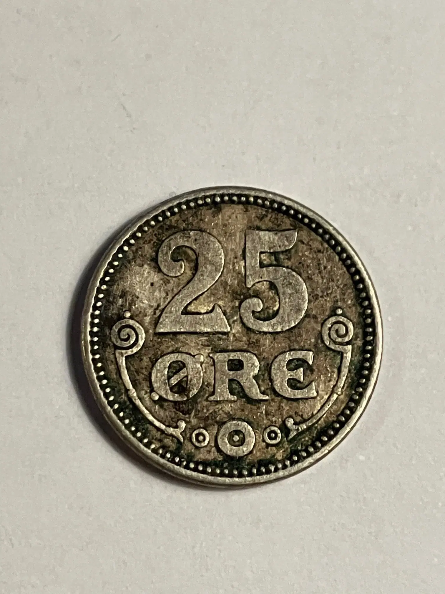 25 øre 1918 Danmark