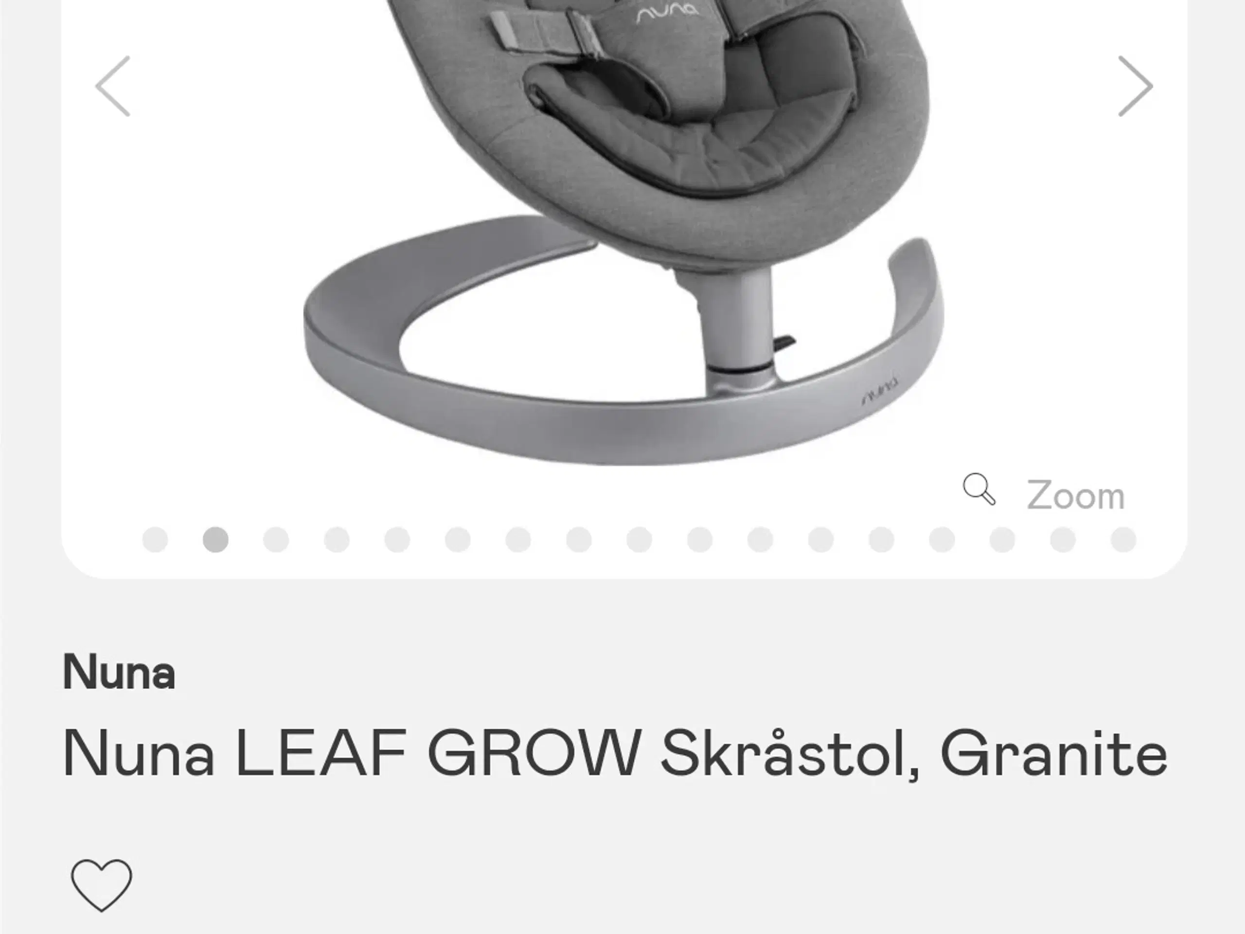 Skråstolen Leaf Grow fra Nuna