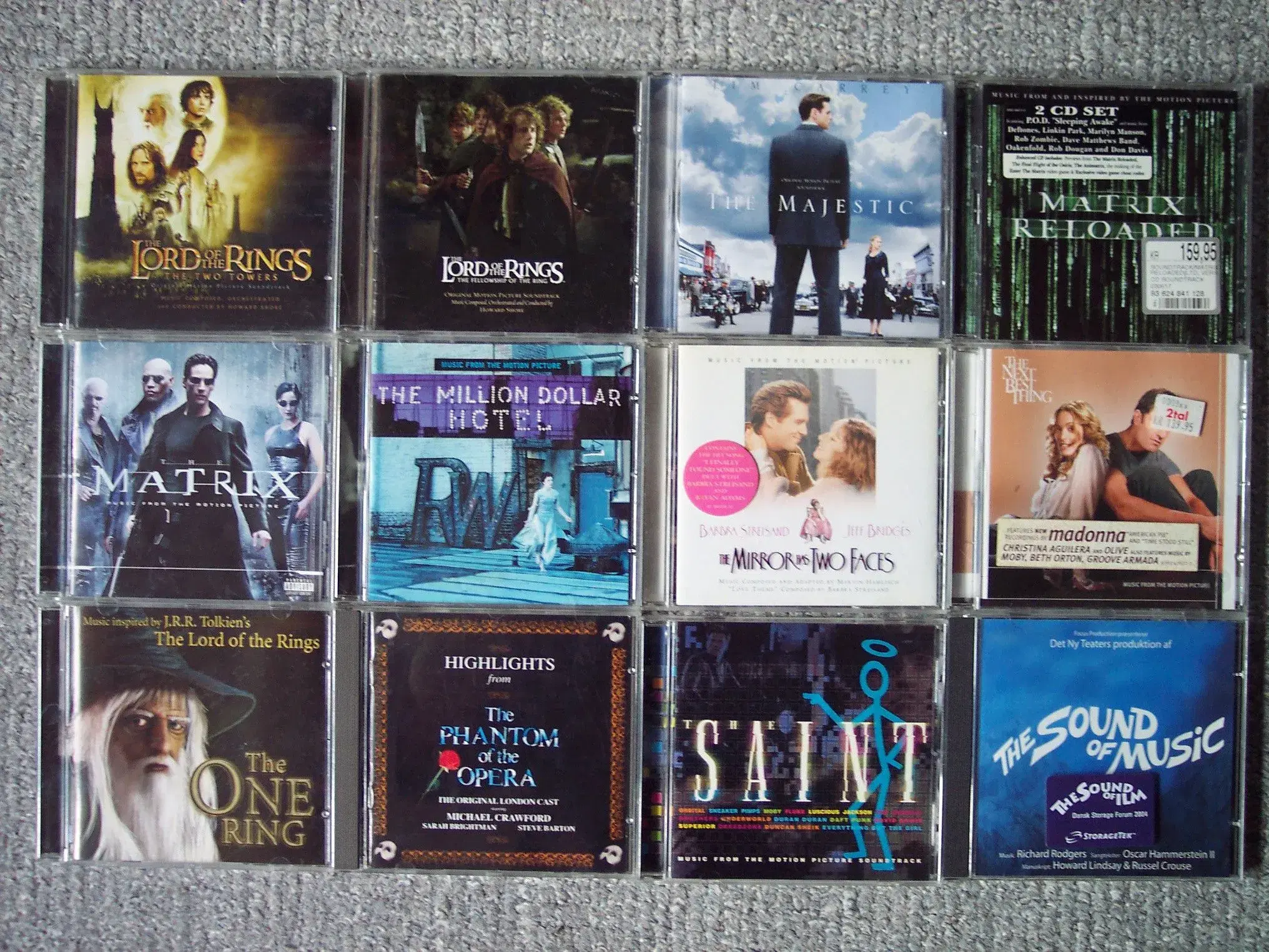 100 Film CD-SOUNDTRACKs sælges stykvis