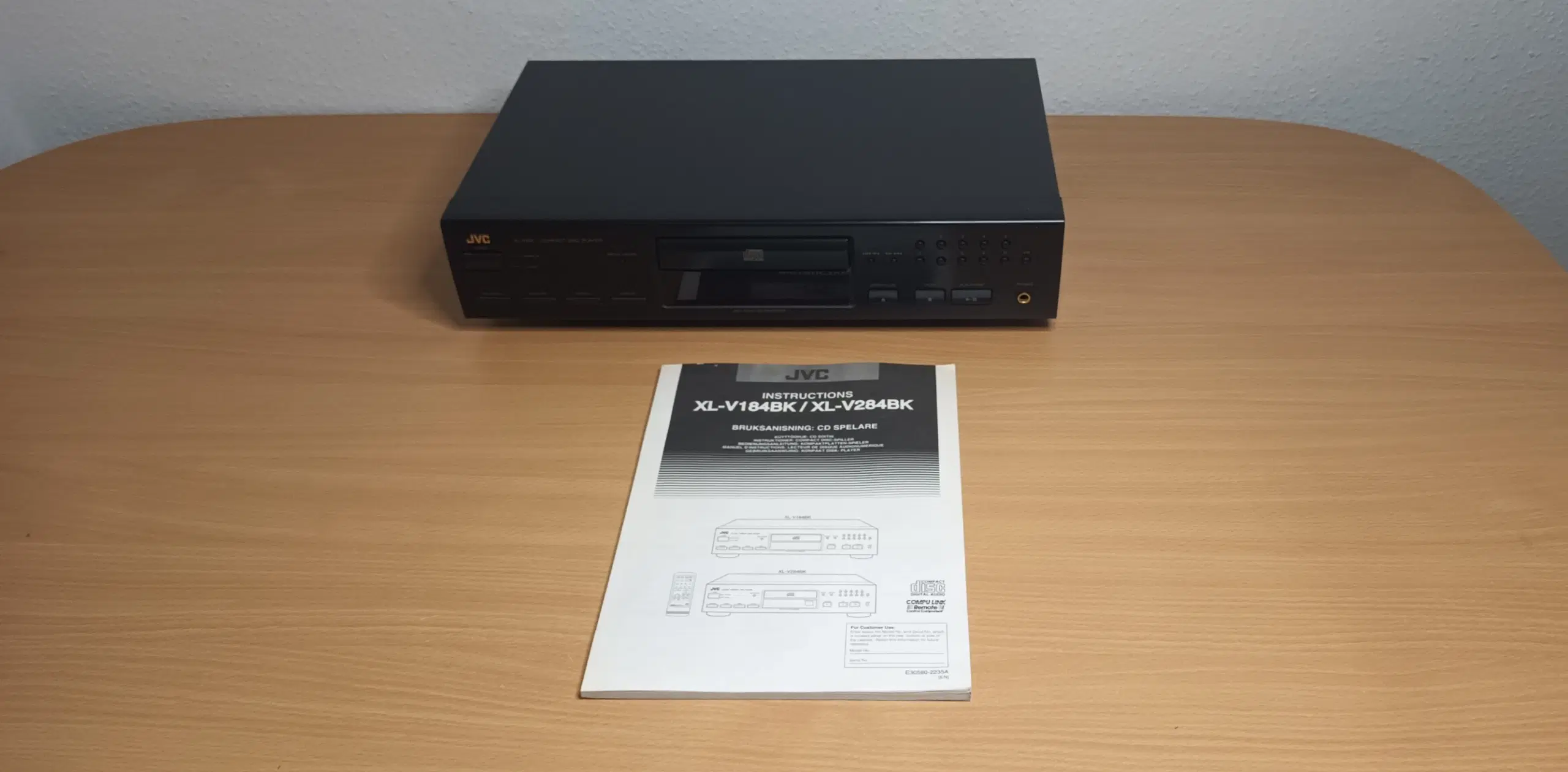 JVC Cd Afspiller Model: XL-V184