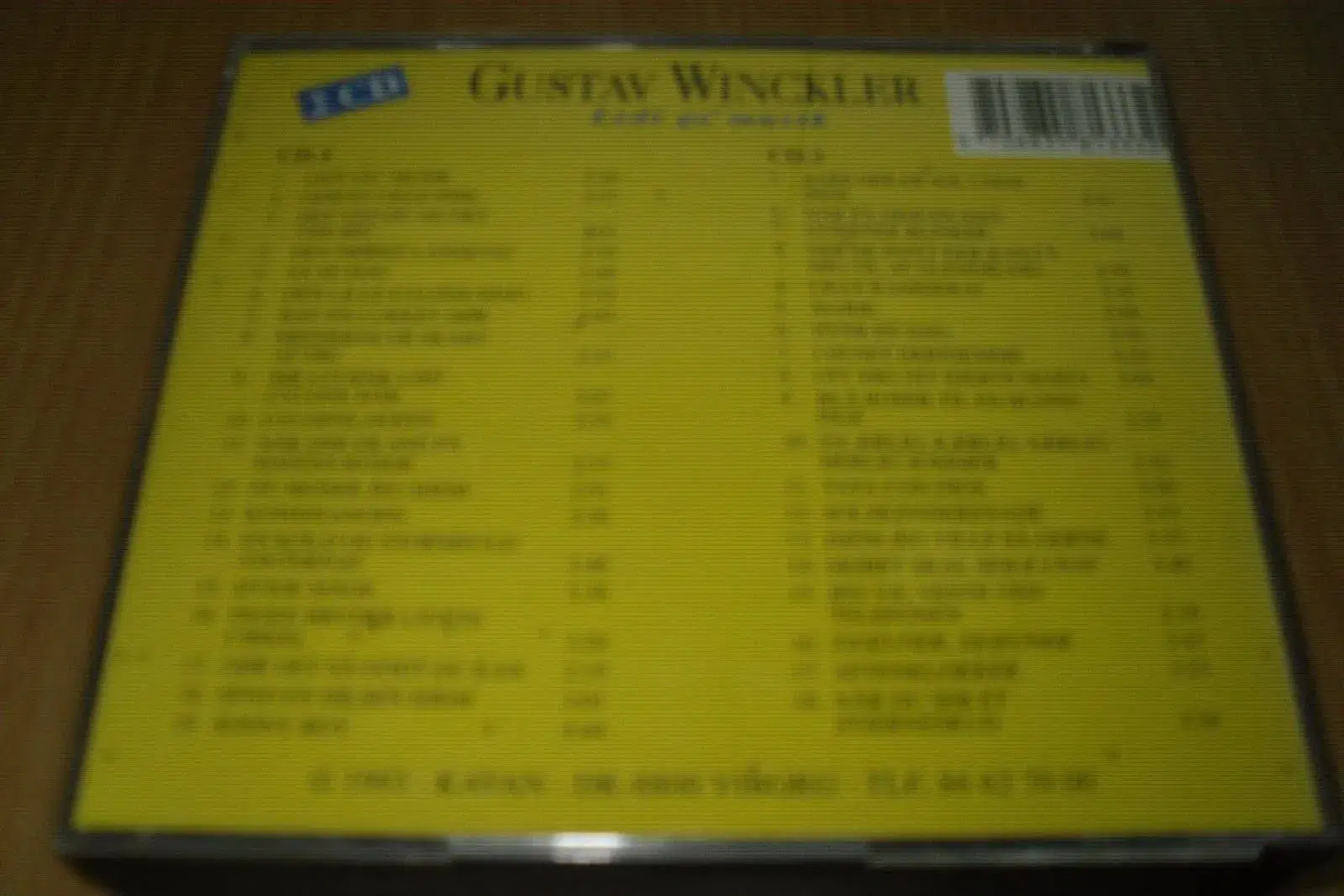 GUSTAV WINCKLER Lidt go`musik