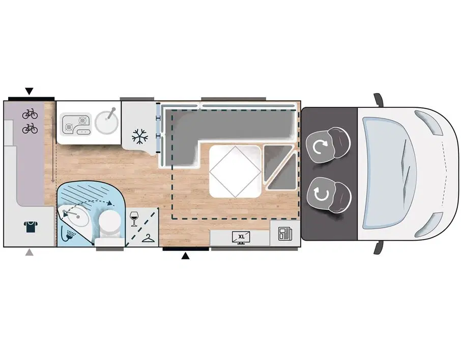 2023 - Chausson 660 Titanium ULTIMATE   Chausson 660 Titanium ULTIMATE - Nyt LED-design i bodel