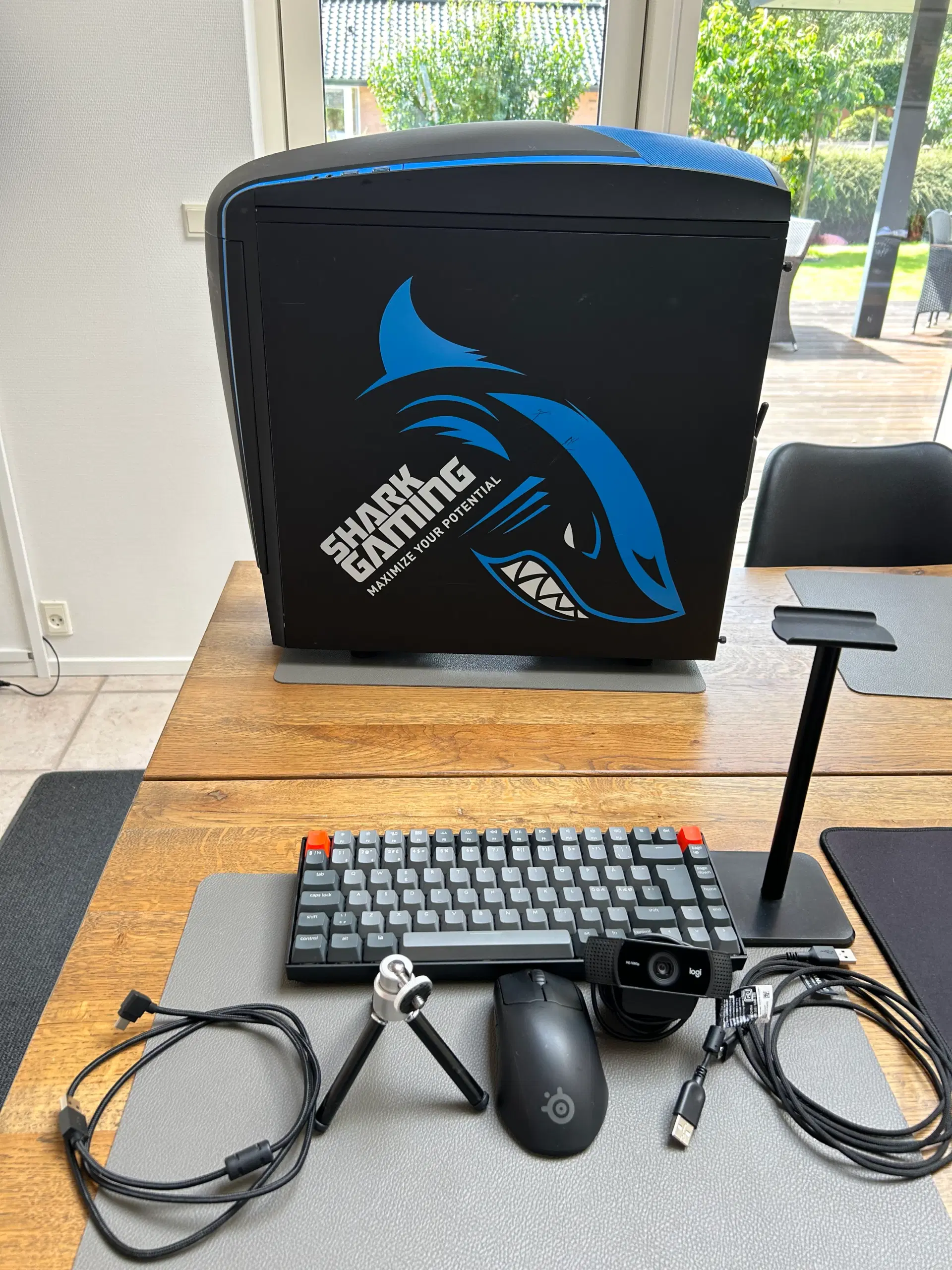 Gamer setup m tilbehør