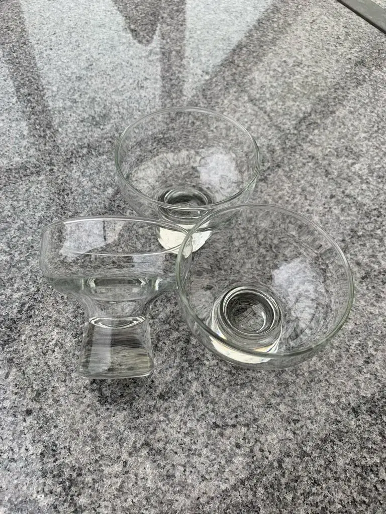 3 søde glasstager