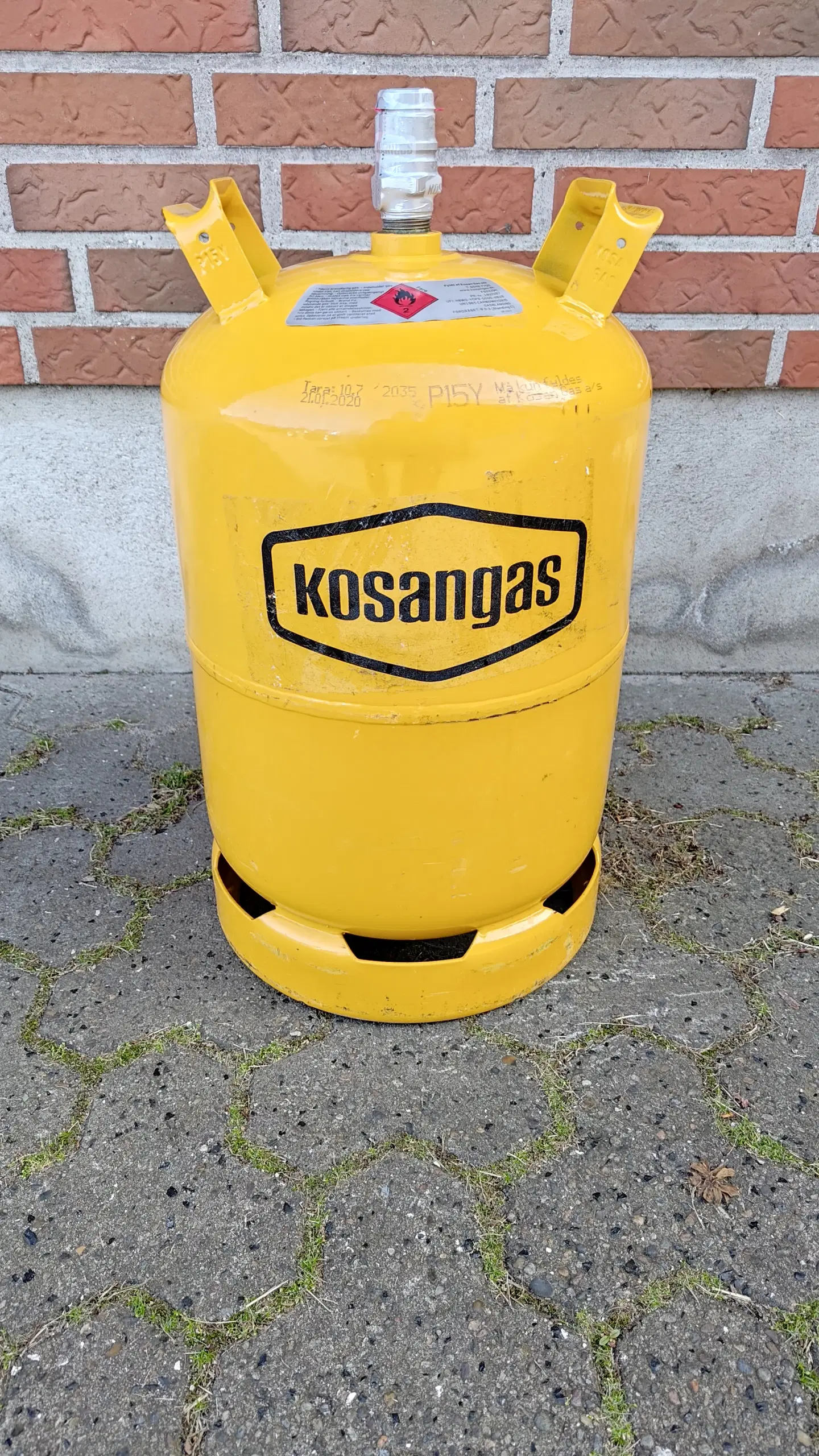 Gasflaske 11 kg (plomberet)