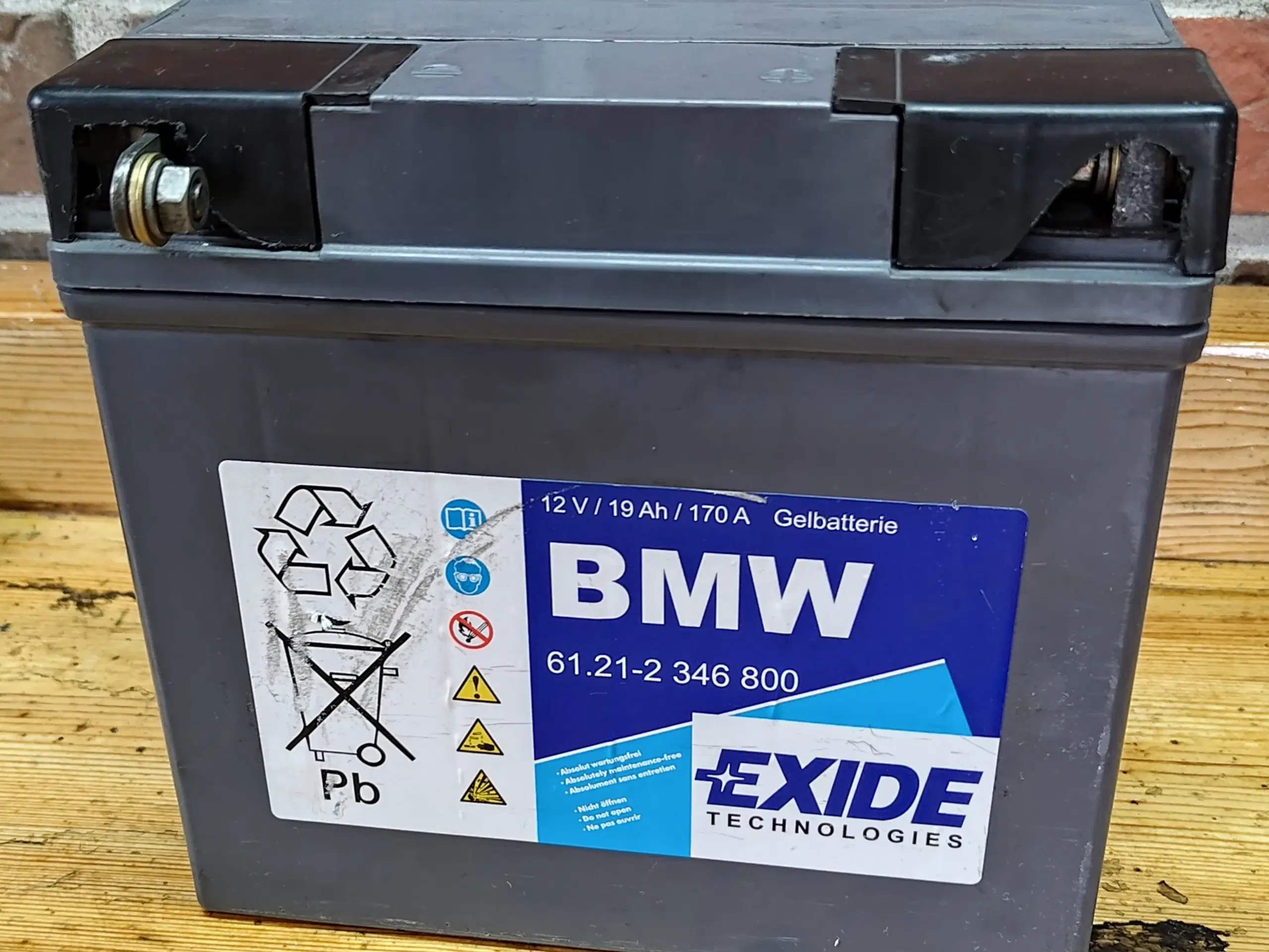 ORIGINAL BMW EXIDE GEL GEL12-19 Motorrad Batterie