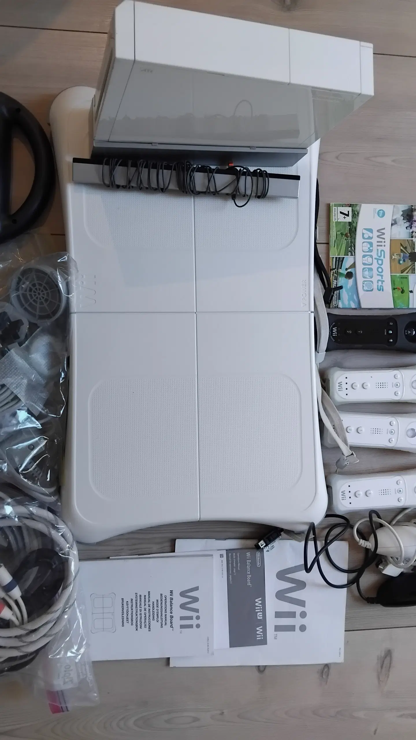 Nintendo Wii with balance board  games