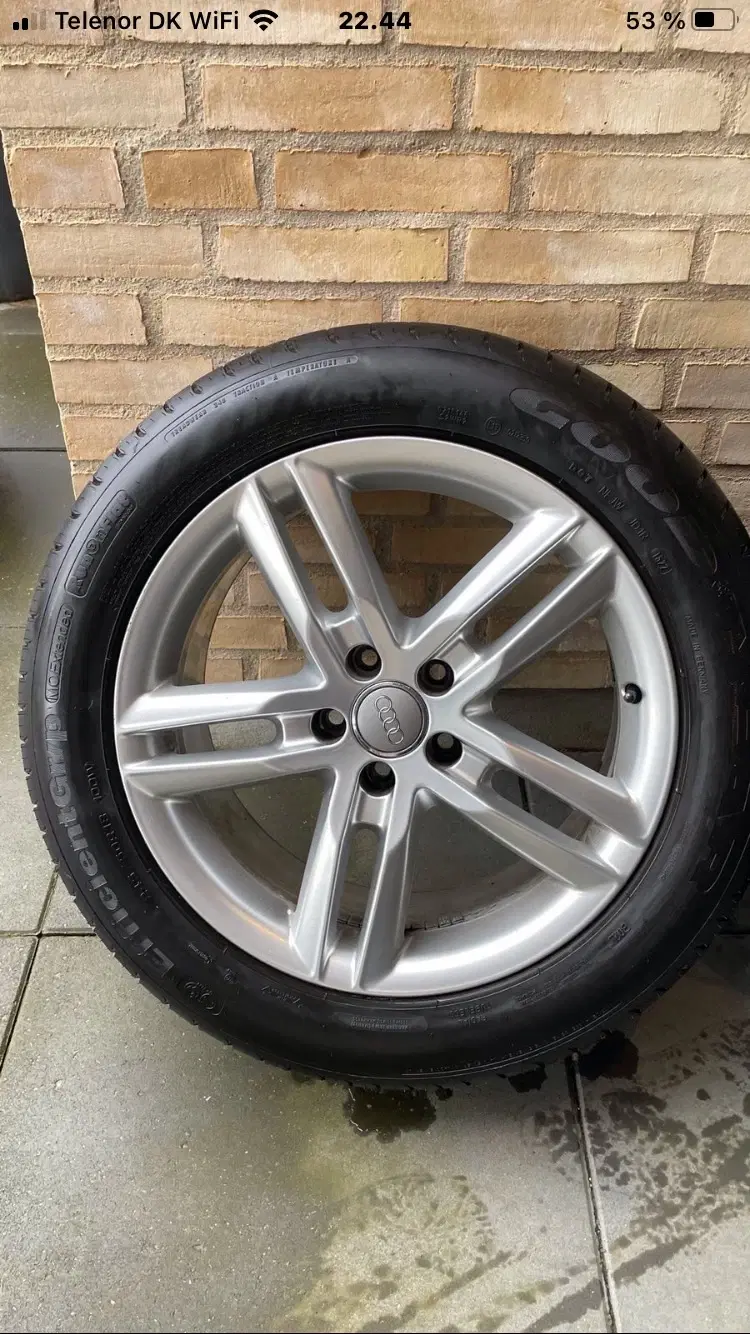 18” Audi A6 fælge (originale) med dæk