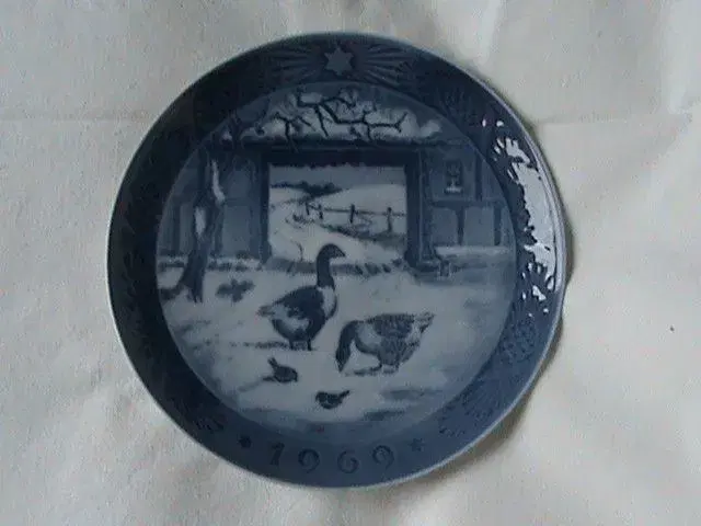 Juleplatter Royal Copenhagen 1969