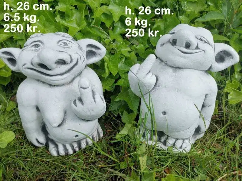 TROLD - trolde - HAVEFIGUR frostsikker beton