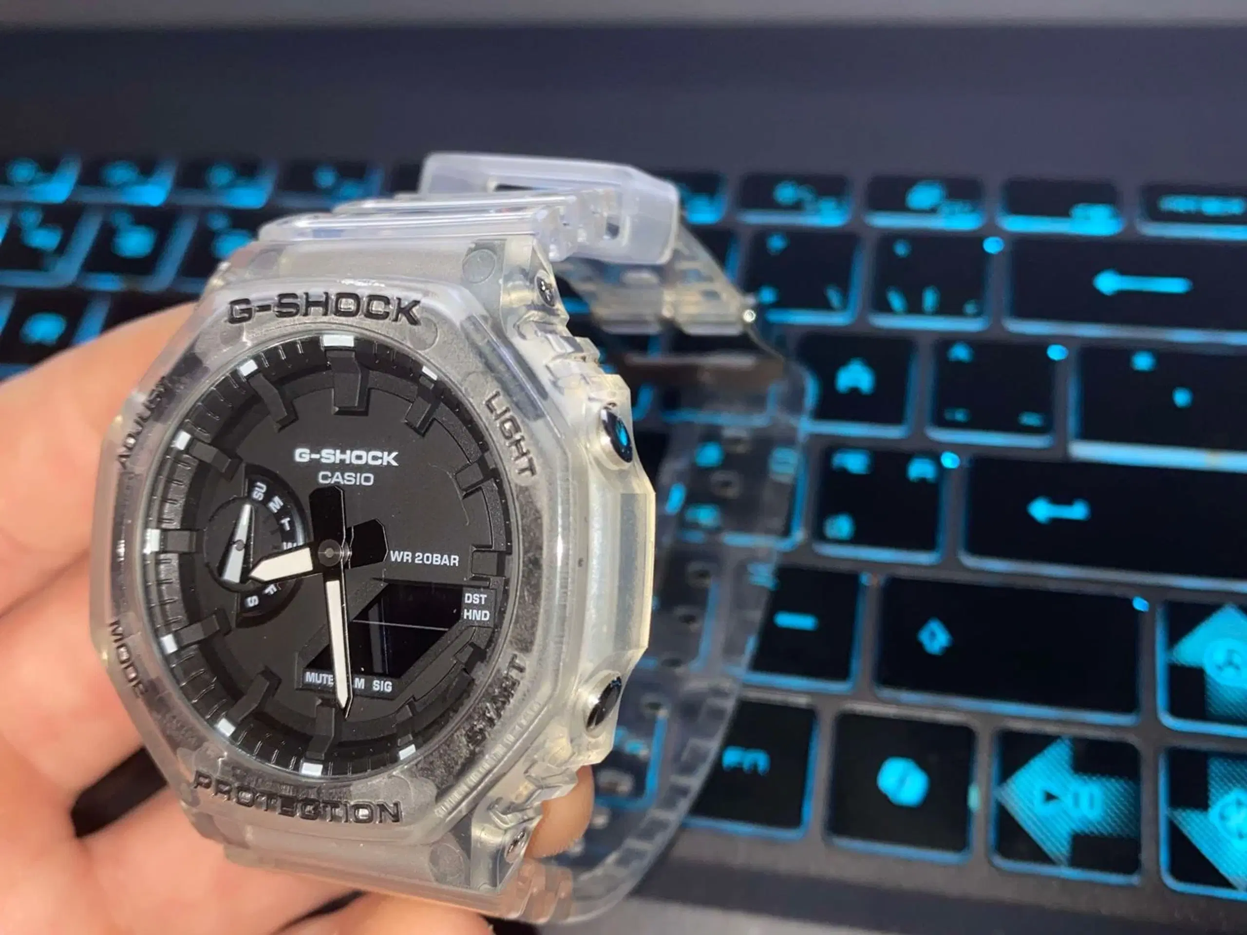 Cassio G-SHOCK Ur transparrent fejlkøb