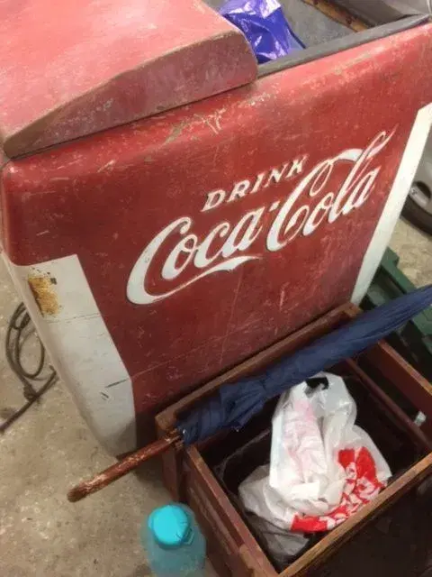 Coca Cola køledisk fra 1950`erne