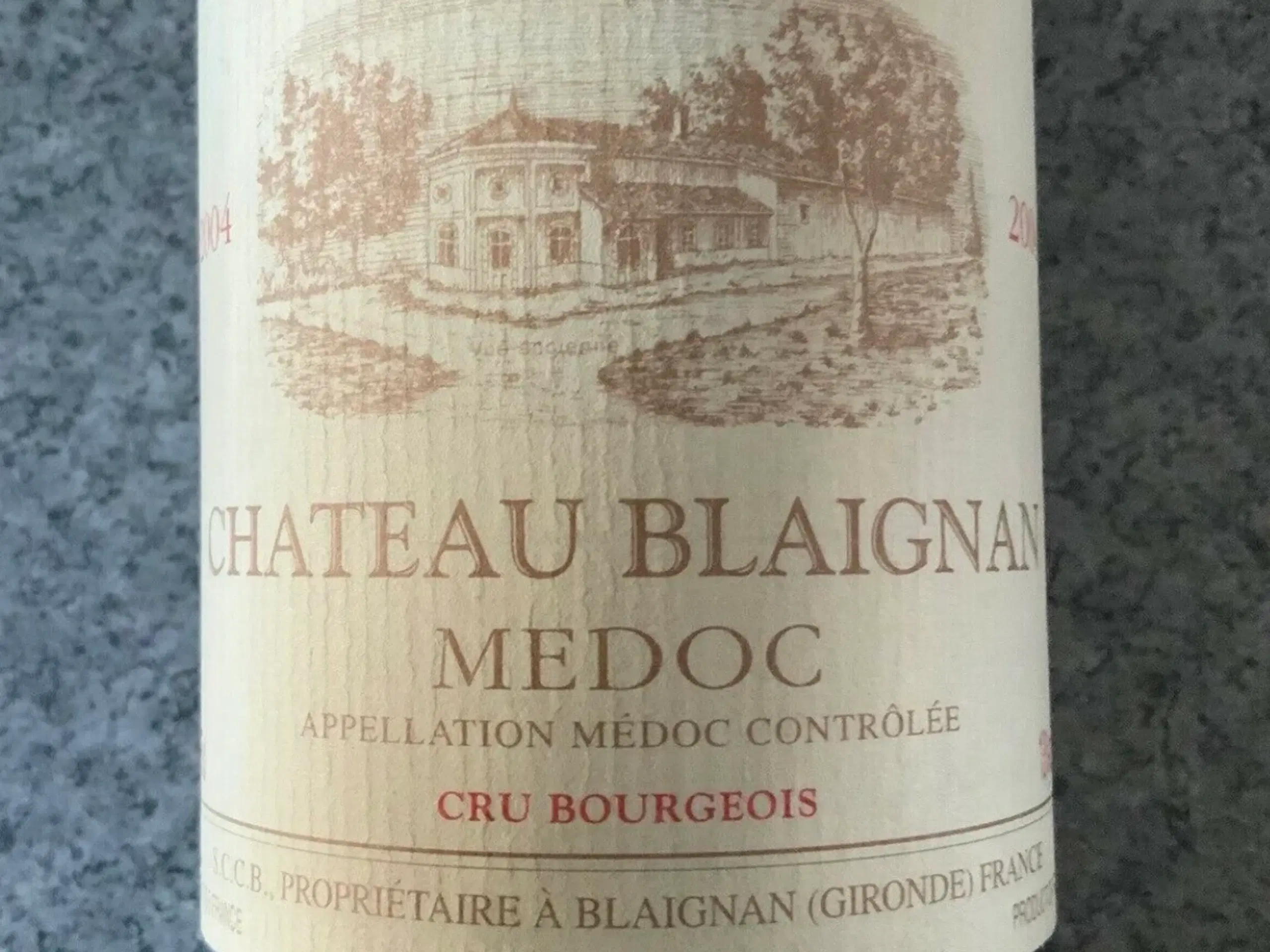 Rødvin 2004 Medoc Chateau Blaignan