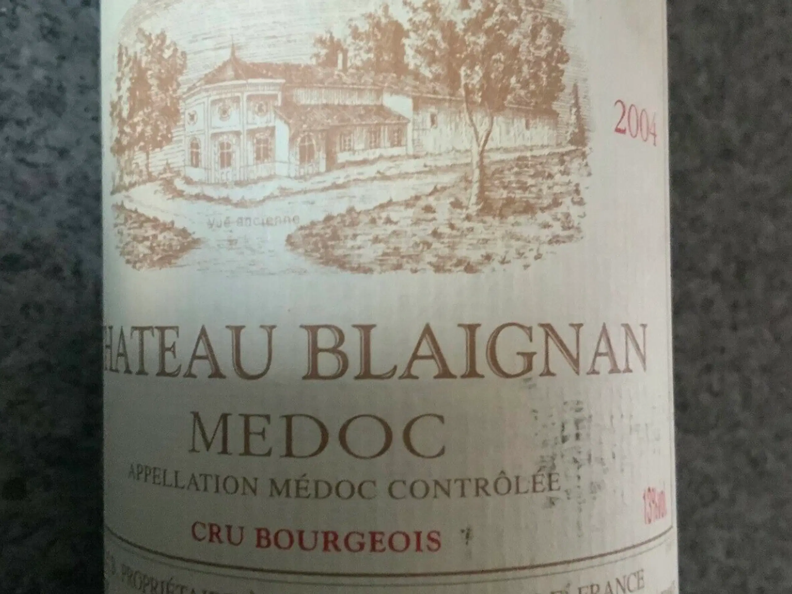 Rødvin 2004 Medoc Chateau Blaignan