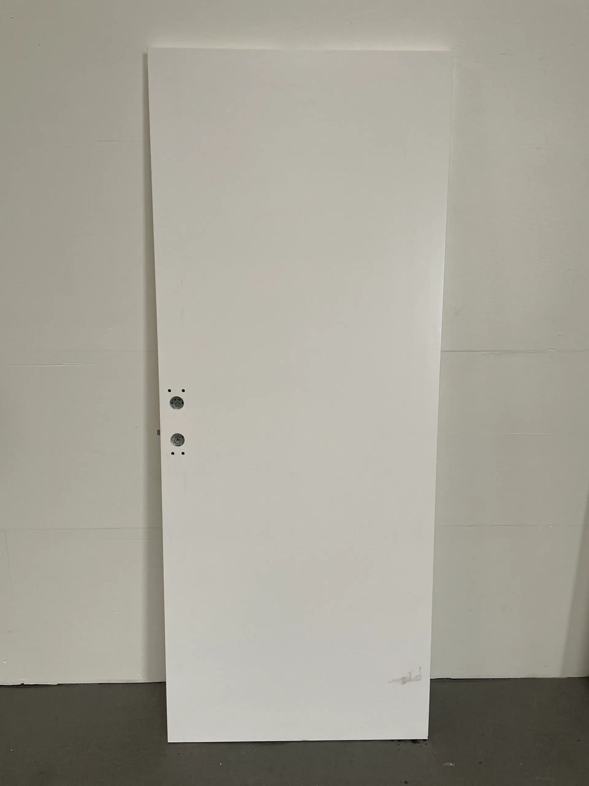 Nordicdoor massiv indvendig dør melamin 825x2048mm venstrehængt hvid