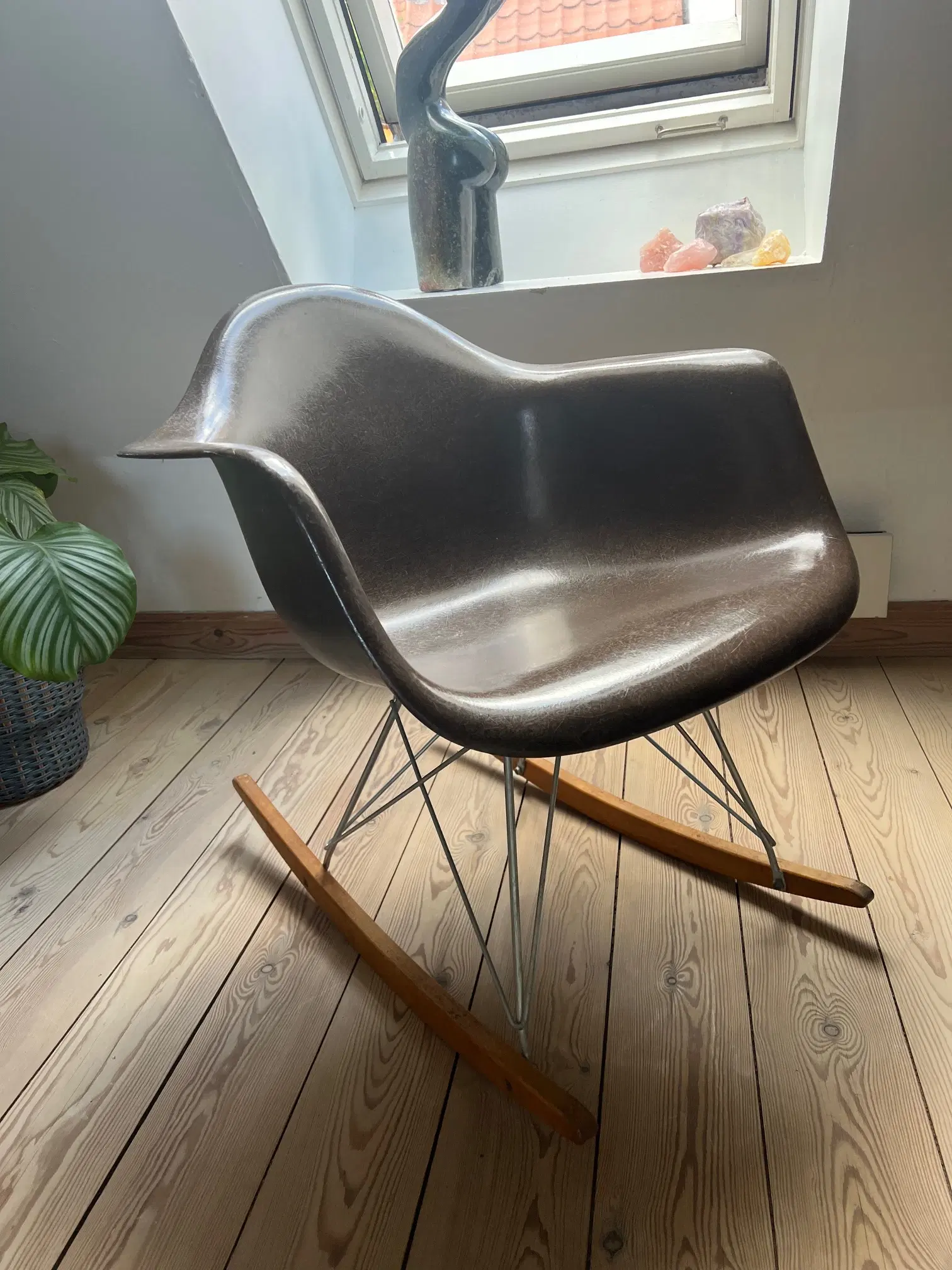 Eames Gyngestol af glasfiber