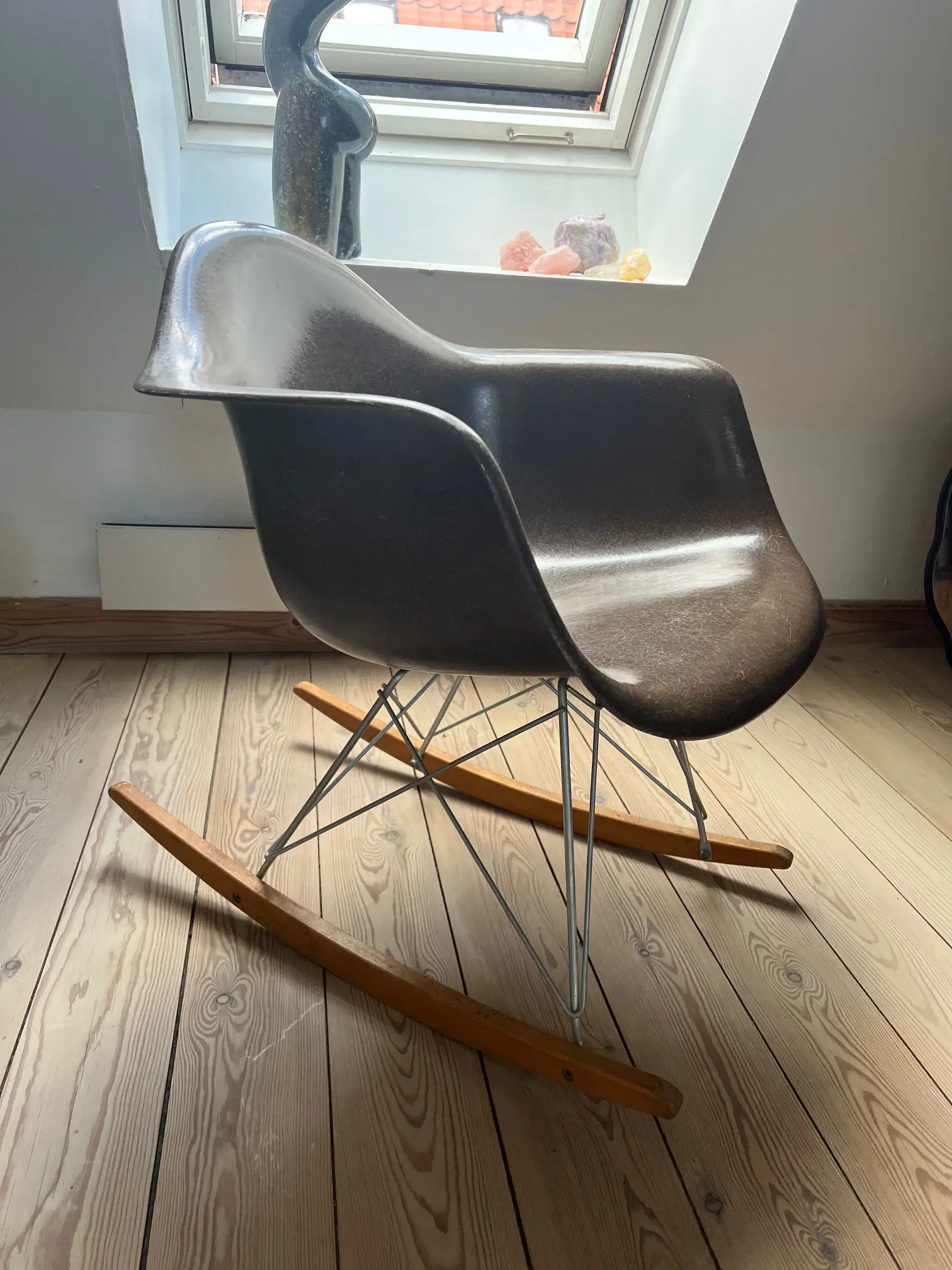 Eames Gyngestol af glasfiber