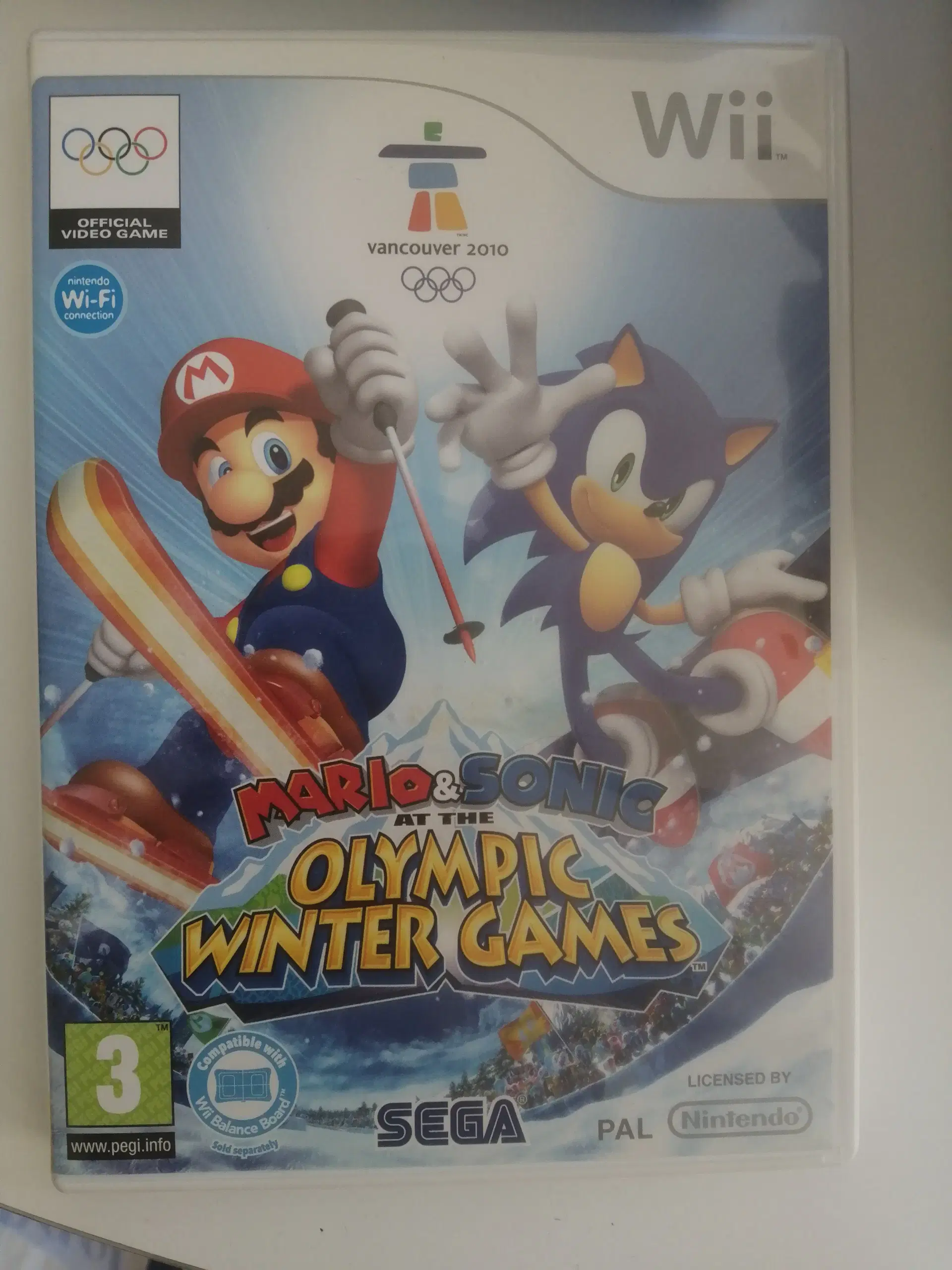 Mario  Sonic at the 2010 winter Olympic Games