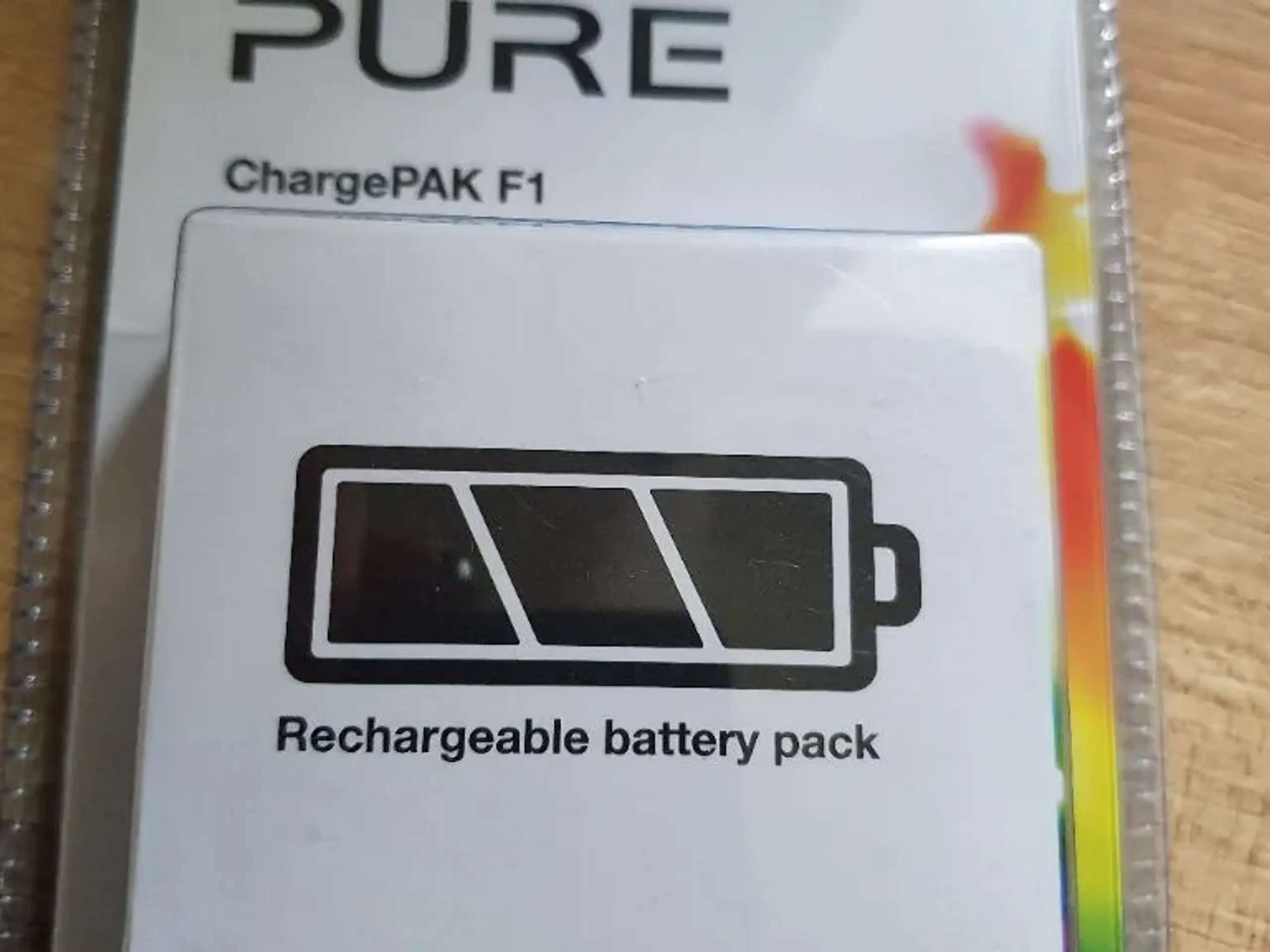 Pure genopladeligt batteri F1