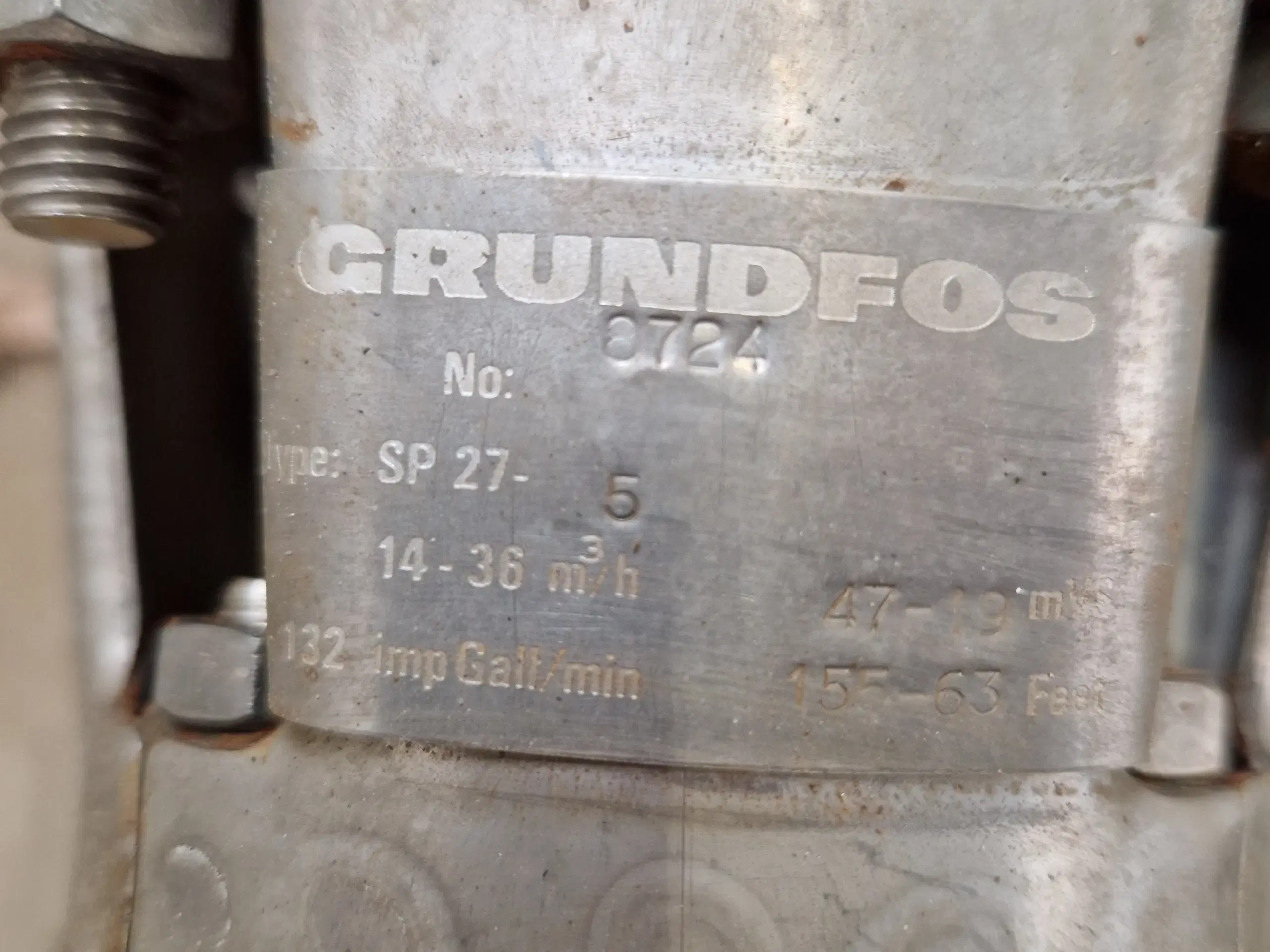 Grundfos SP 27-5 dykpumpe