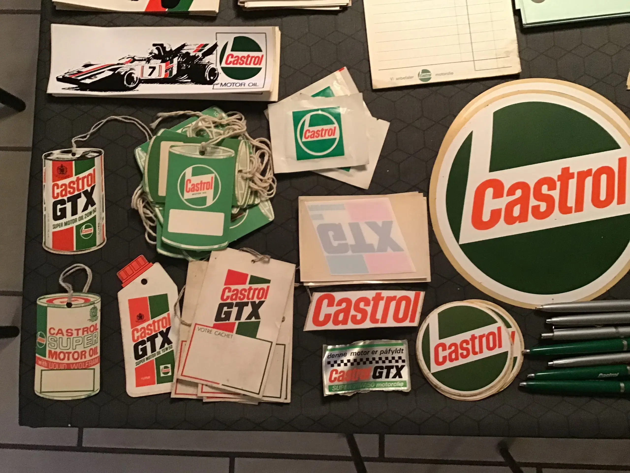 Castrol reklame retro / ubrugte