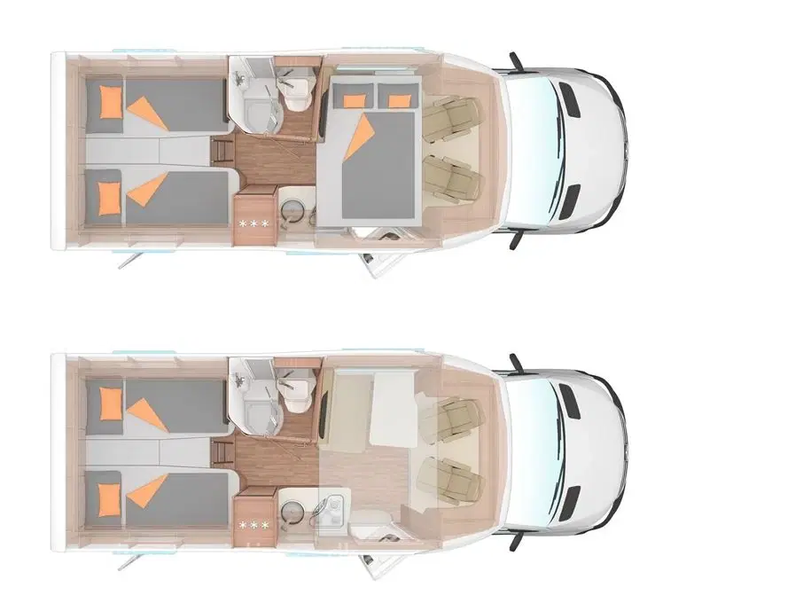 2024 - Weinsberg CaraCompact 640 MEG Suite   Fås på MERCEDES chassis med  Automatgear og 170 hk! model 2024 Weinsberg CaraCompact Pepper Suite - kan nu ses Hos Camping -Specialistendk
