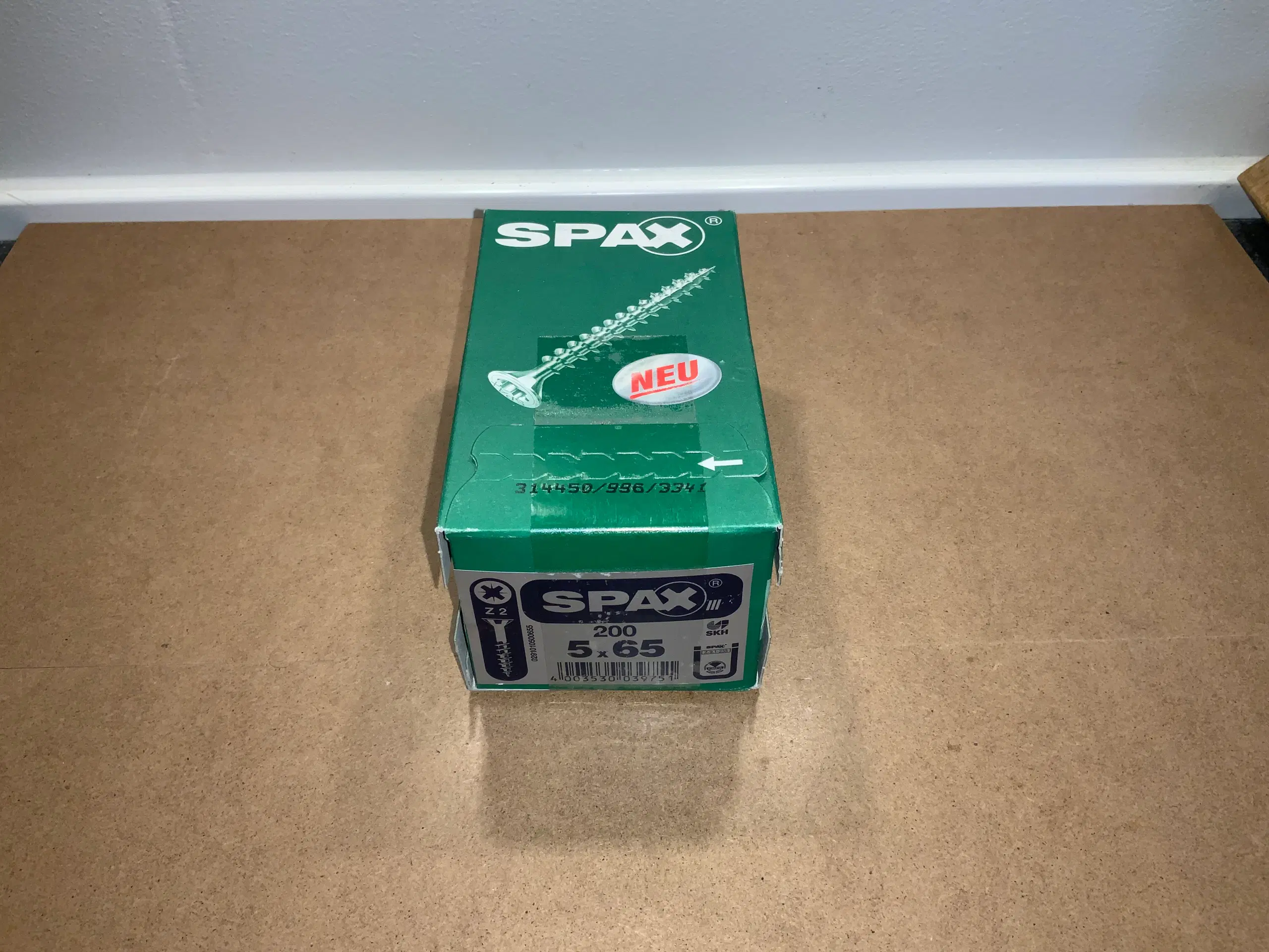 SPAX Æske med skruer 5x65 mm