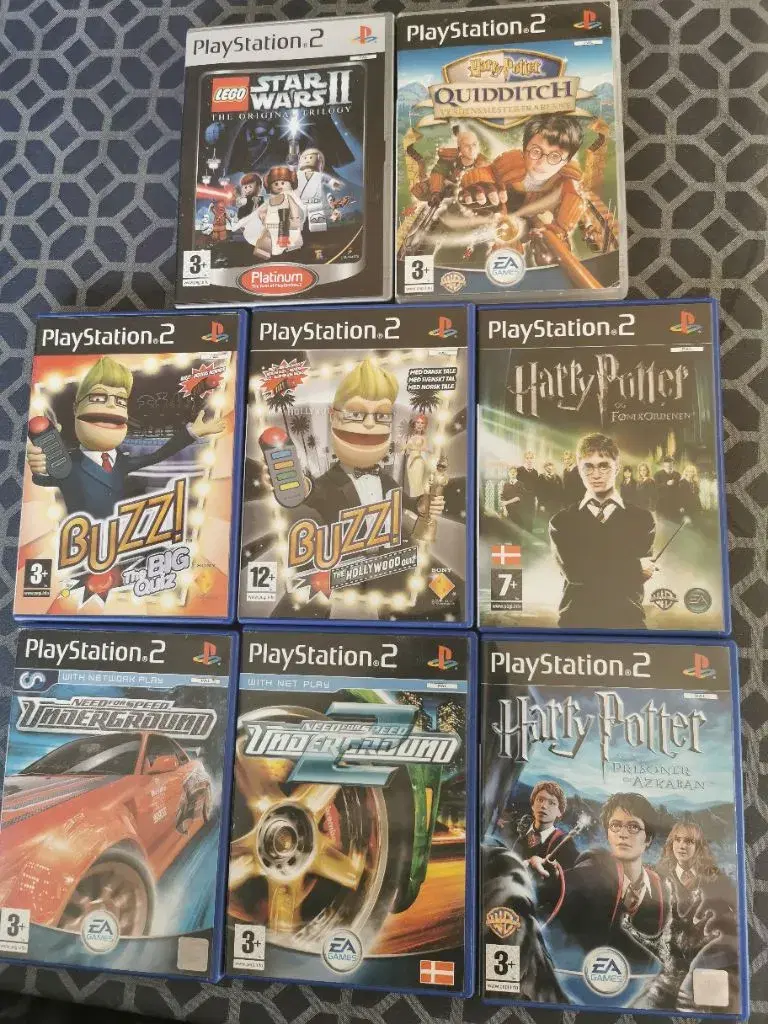 8 fanstatiske PS2 spil!! (50-140kr)